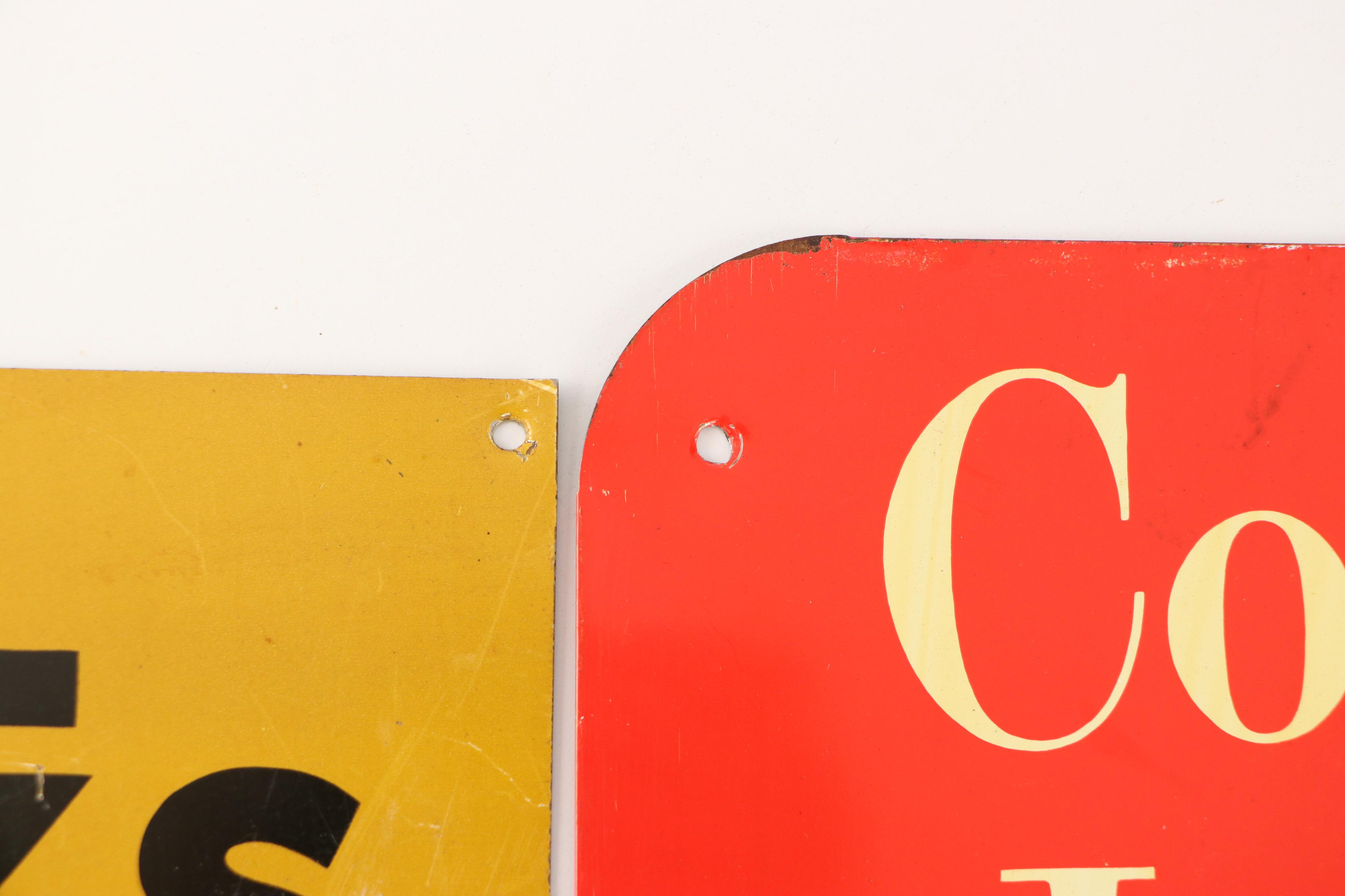 Viceroy and All Jacks Cigarette Advertising Signs, Mid-20th Century