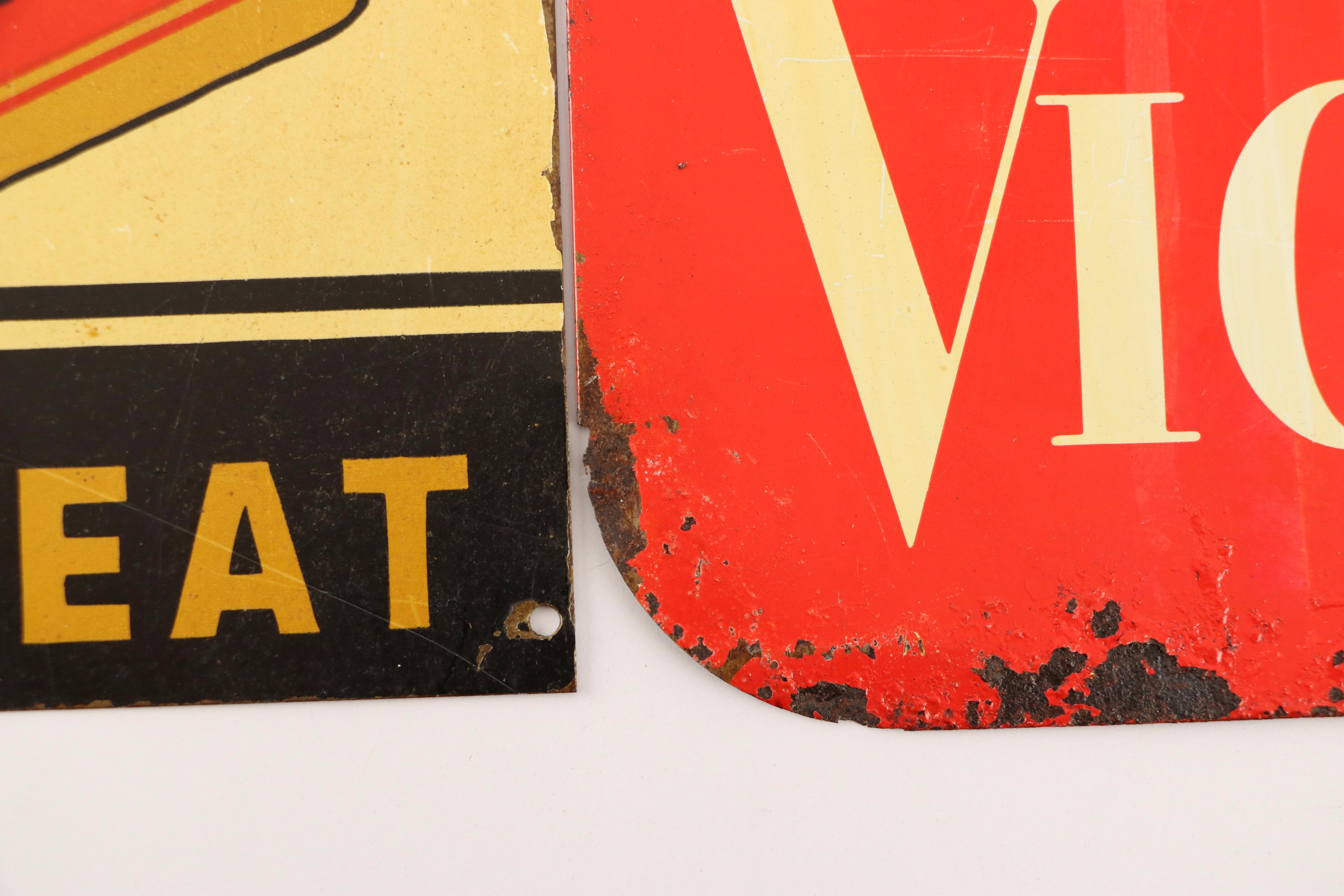 Viceroy and All Jacks Cigarette Advertising Signs, Mid-20th Century