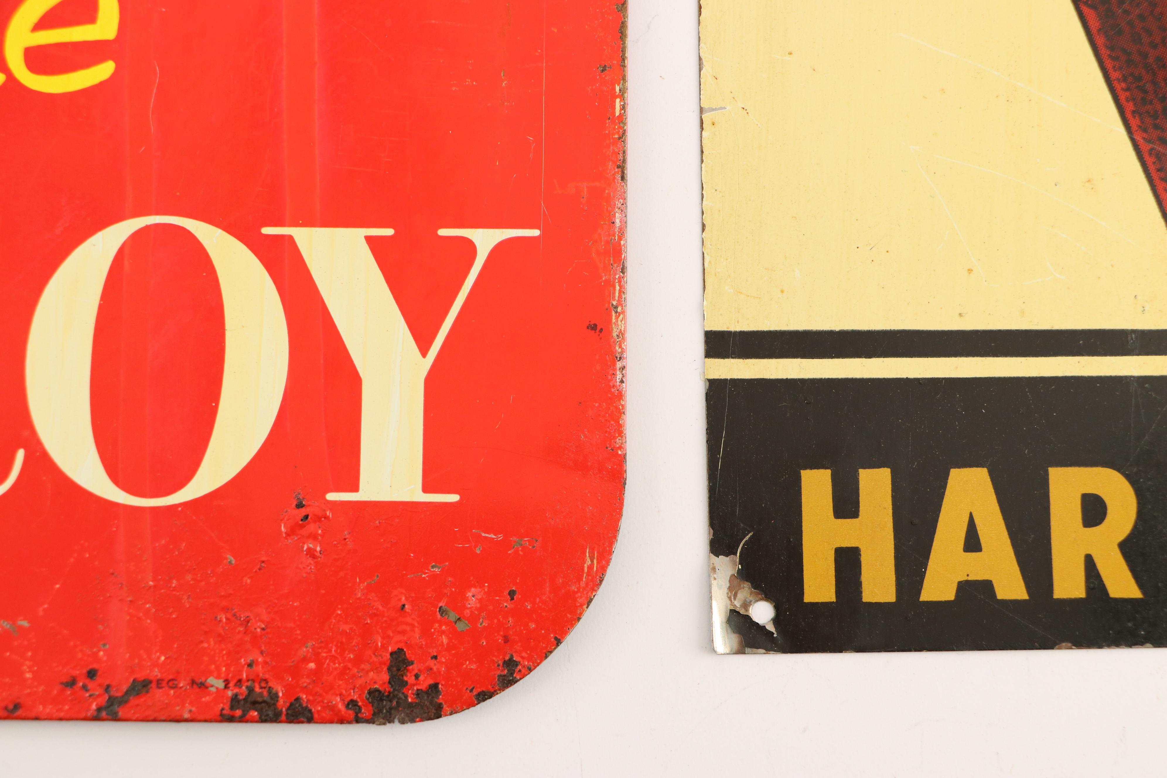 Viceroy and All Jacks Cigarette Advertising Signs, Mid-20th Century