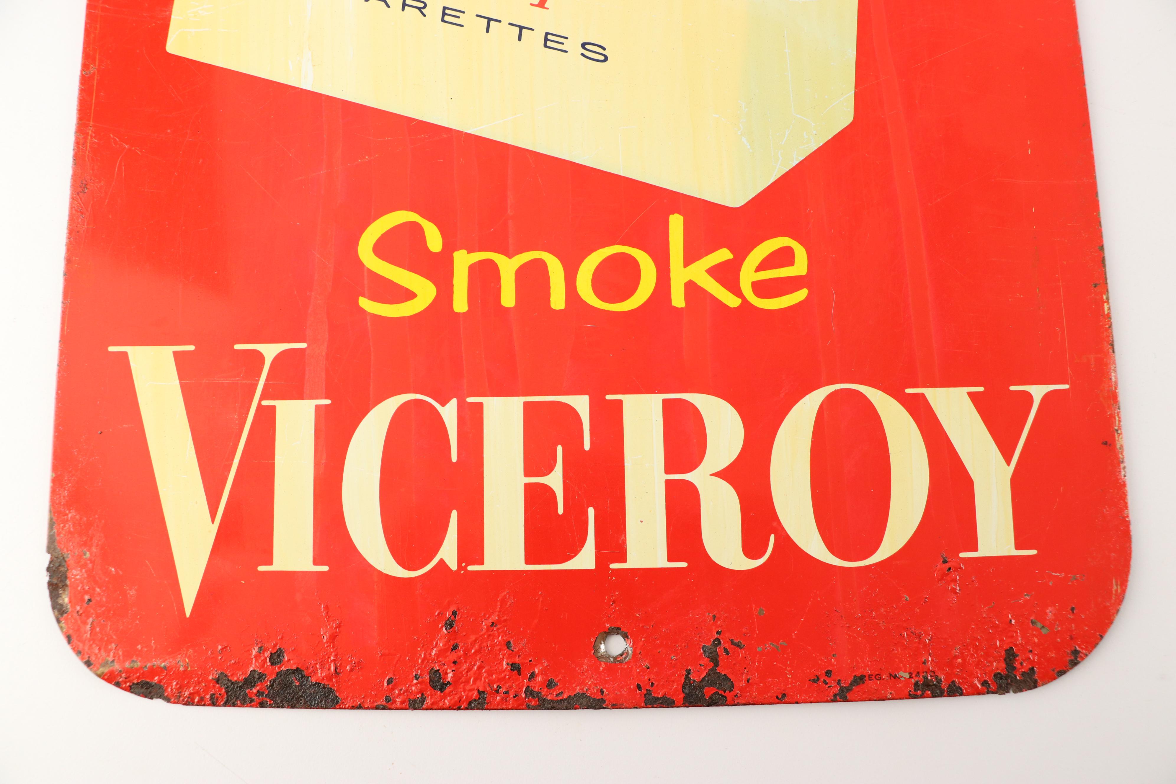 Viceroy and All Jacks Cigarette Advertising Signs, Mid-20th Century