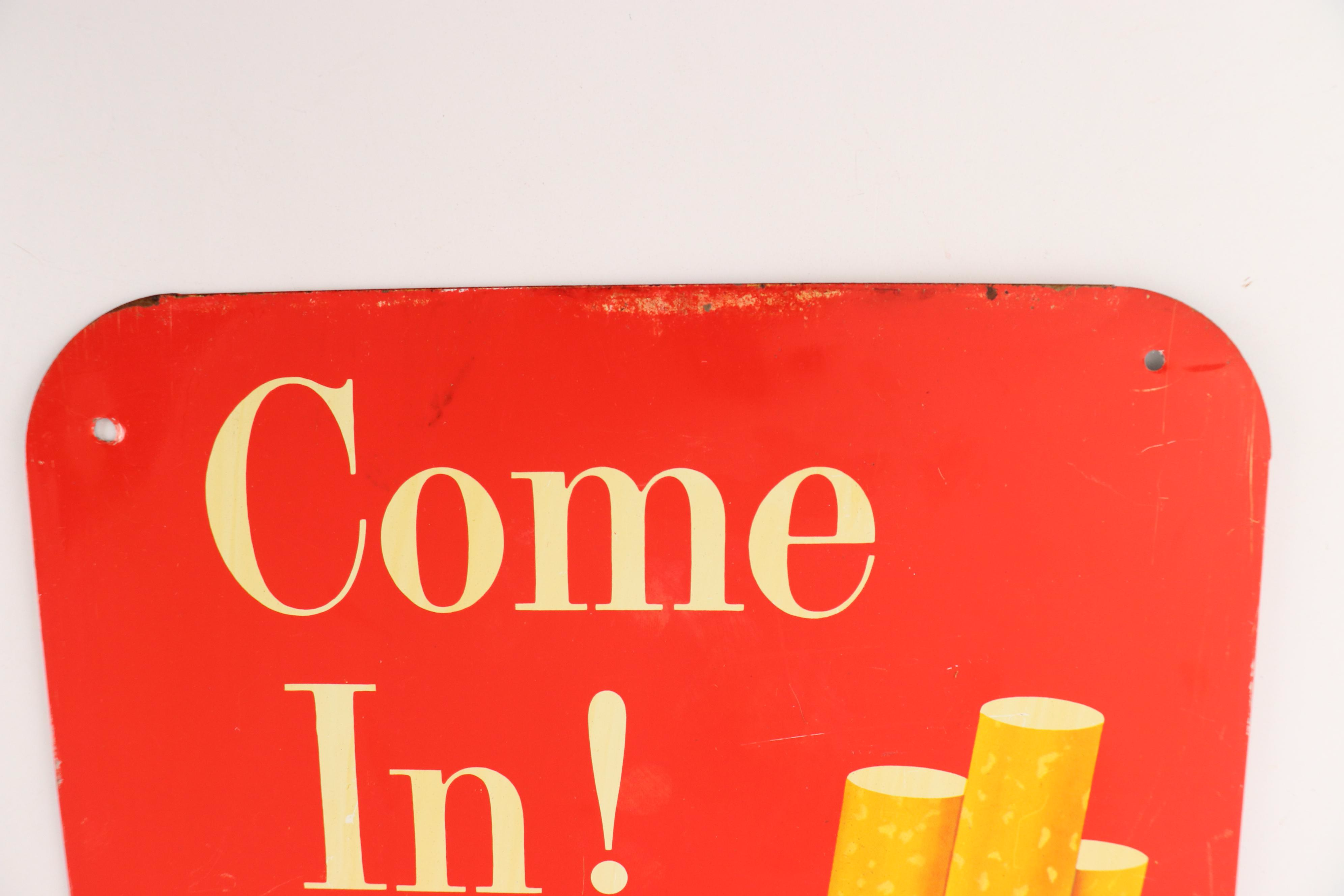 Viceroy and All Jacks Cigarette Advertising Signs, Mid-20th Century