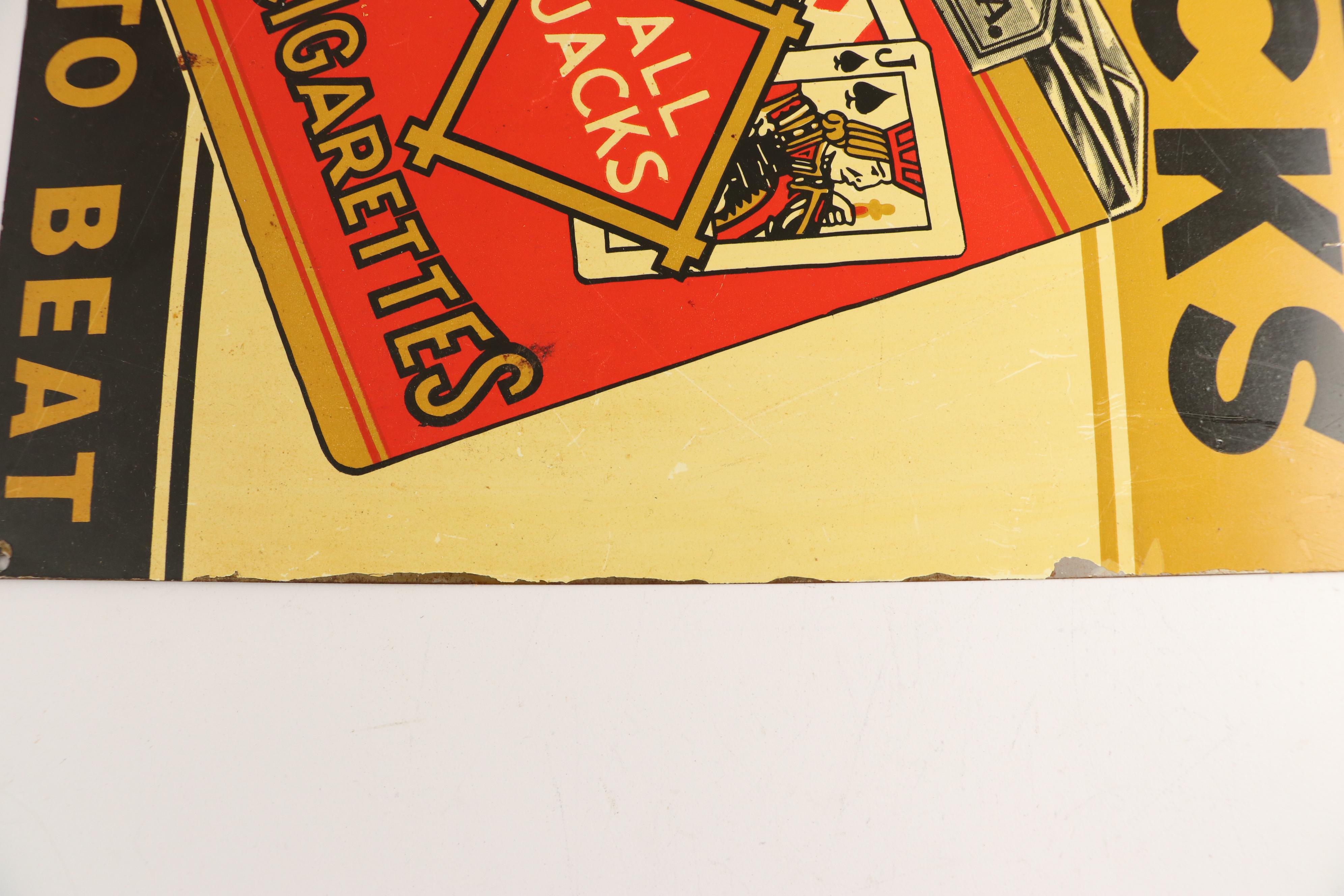 Viceroy and All Jacks Cigarette Advertising Signs, Mid-20th Century