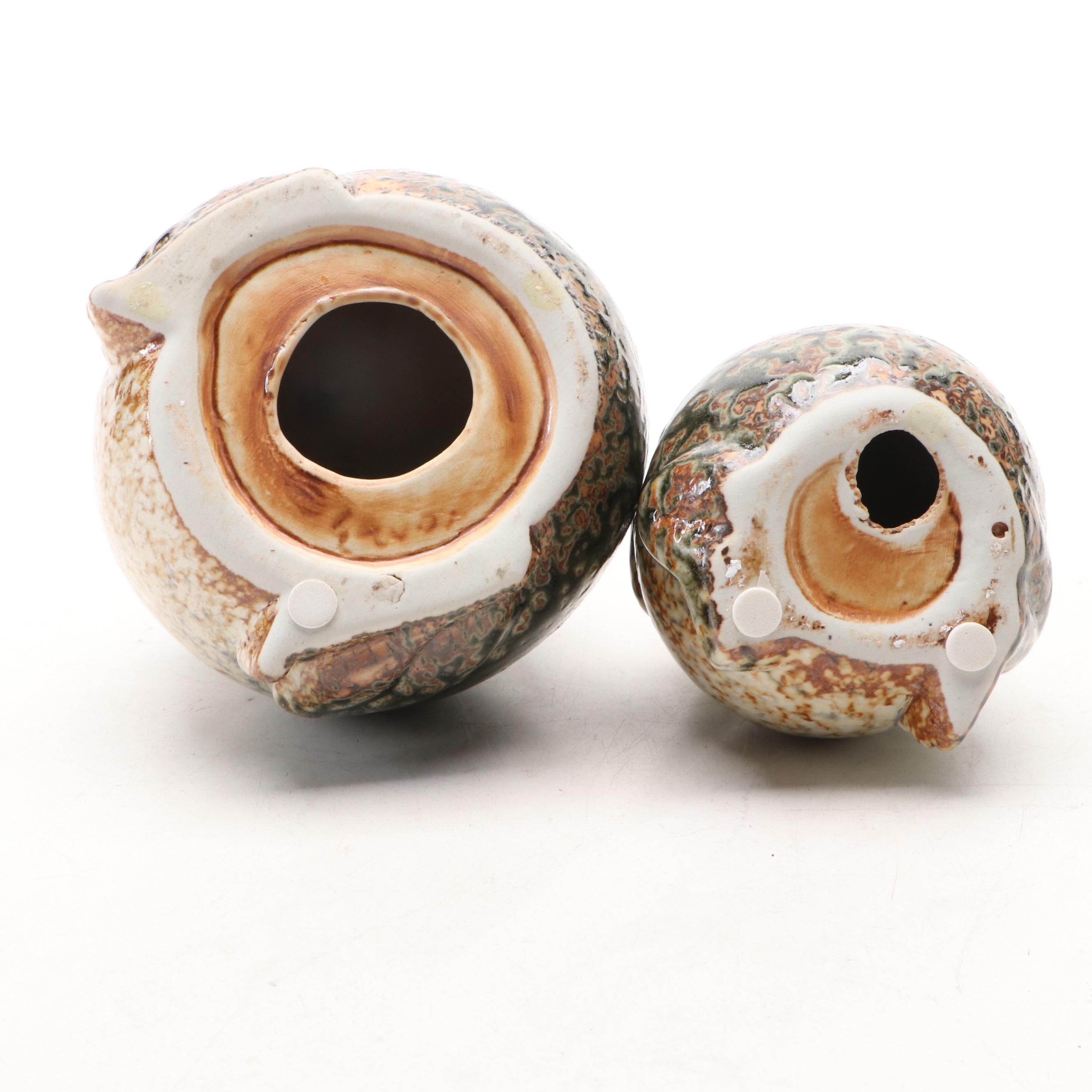 Glazed Ceramic Rabbit and Frogs