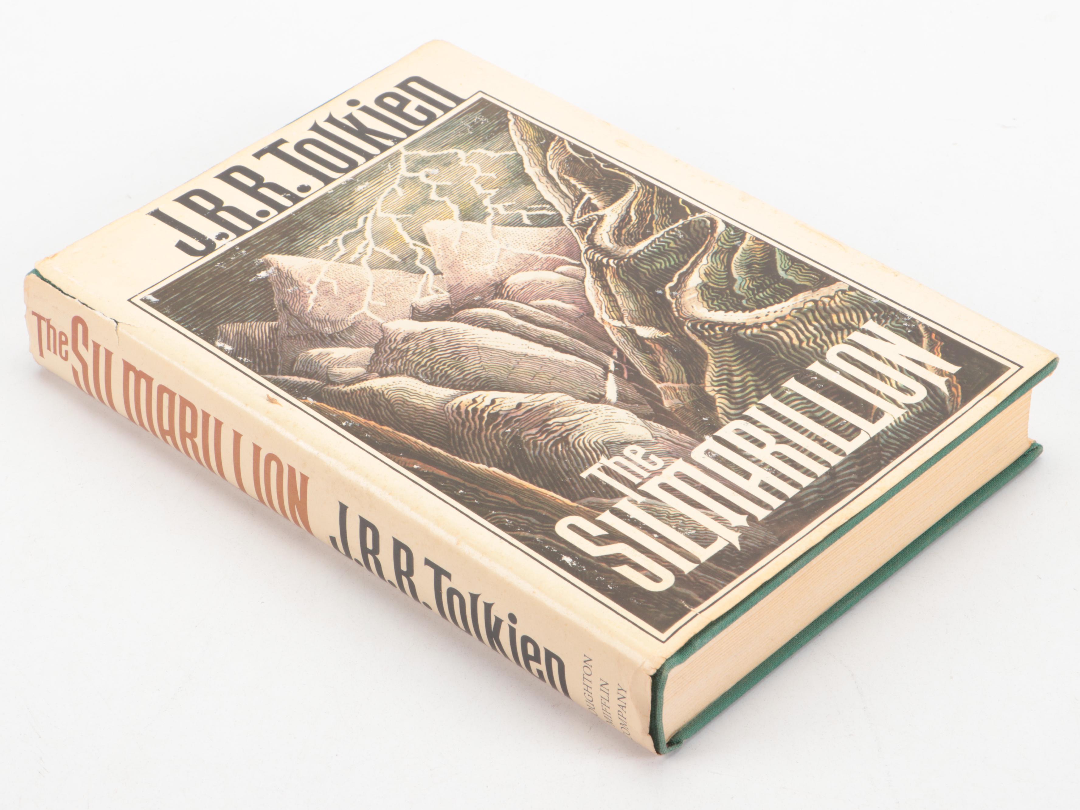 First American Edition "The Silmarillion" by J. R. R. Tolkien with Map, 1977