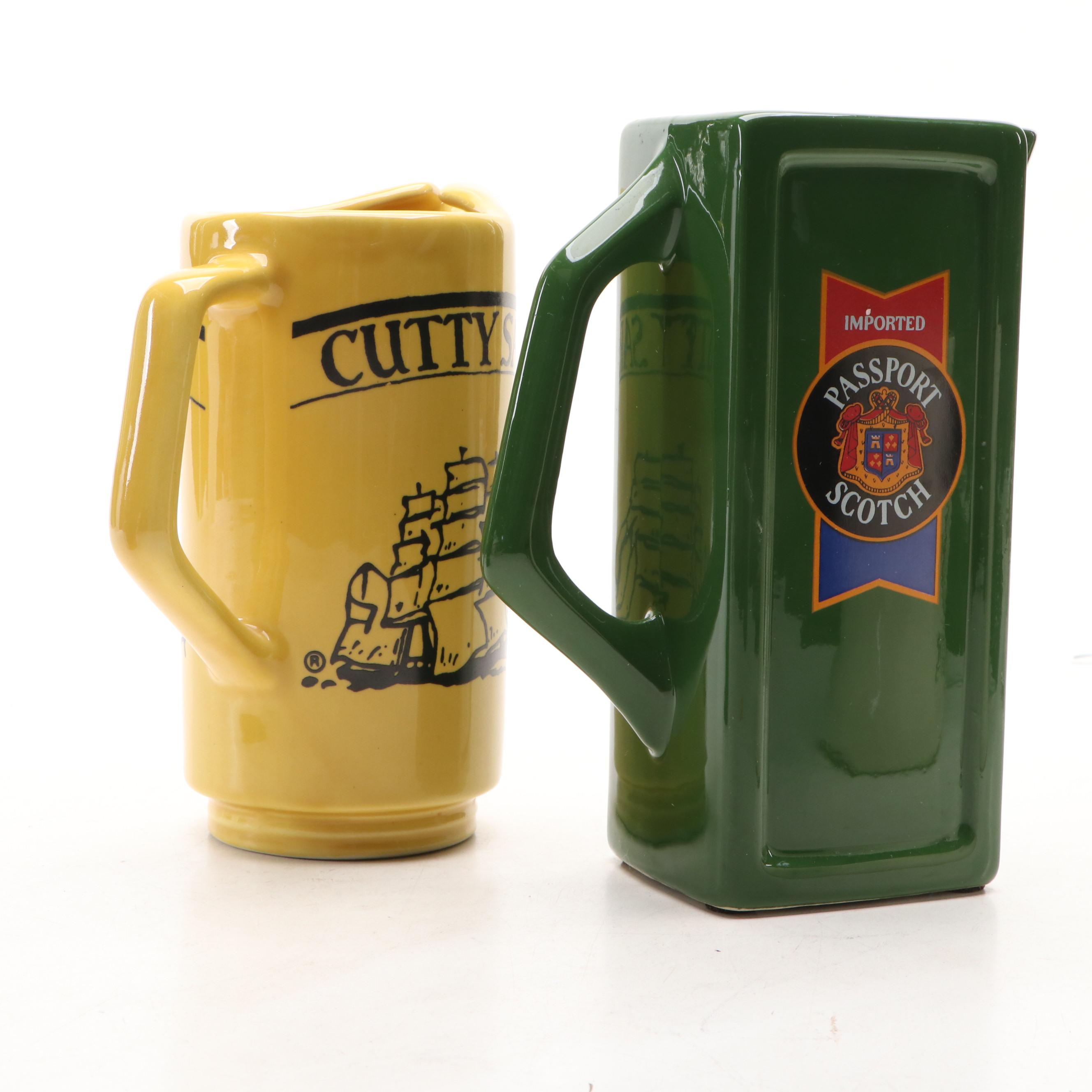 Bombay Dry Gin, Passport Scotch, and More Liquor Advertising Pitcher