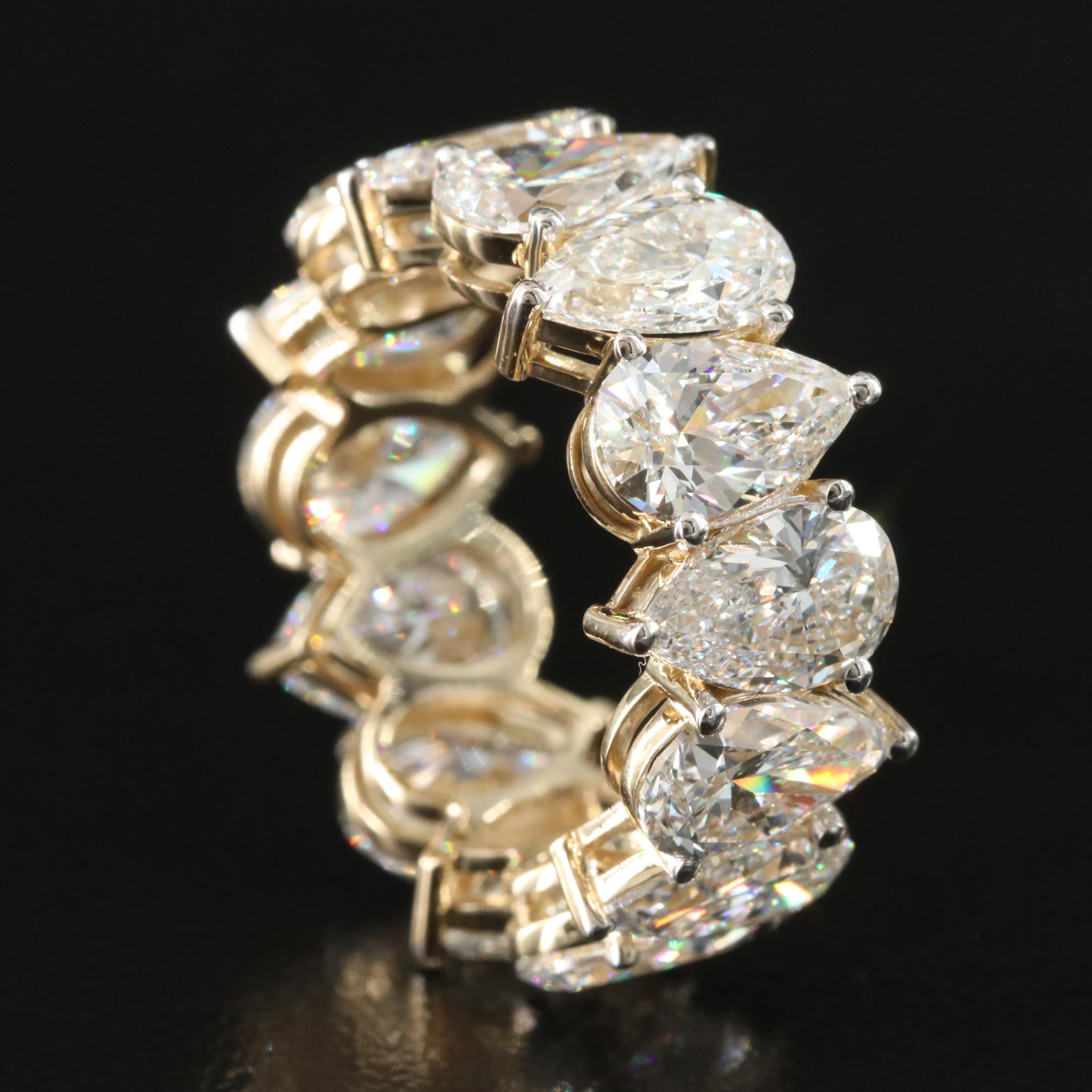 14K 10.56 CTW Lab Grown Diamond Eternity Band