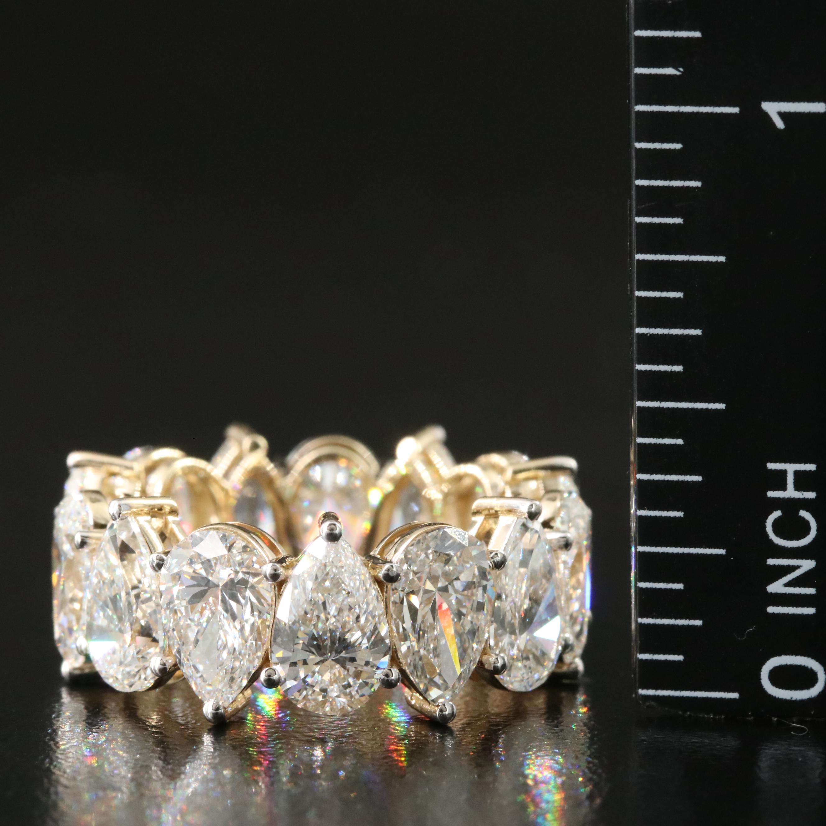 14K 10.56 CTW Lab Grown Diamond Eternity Band