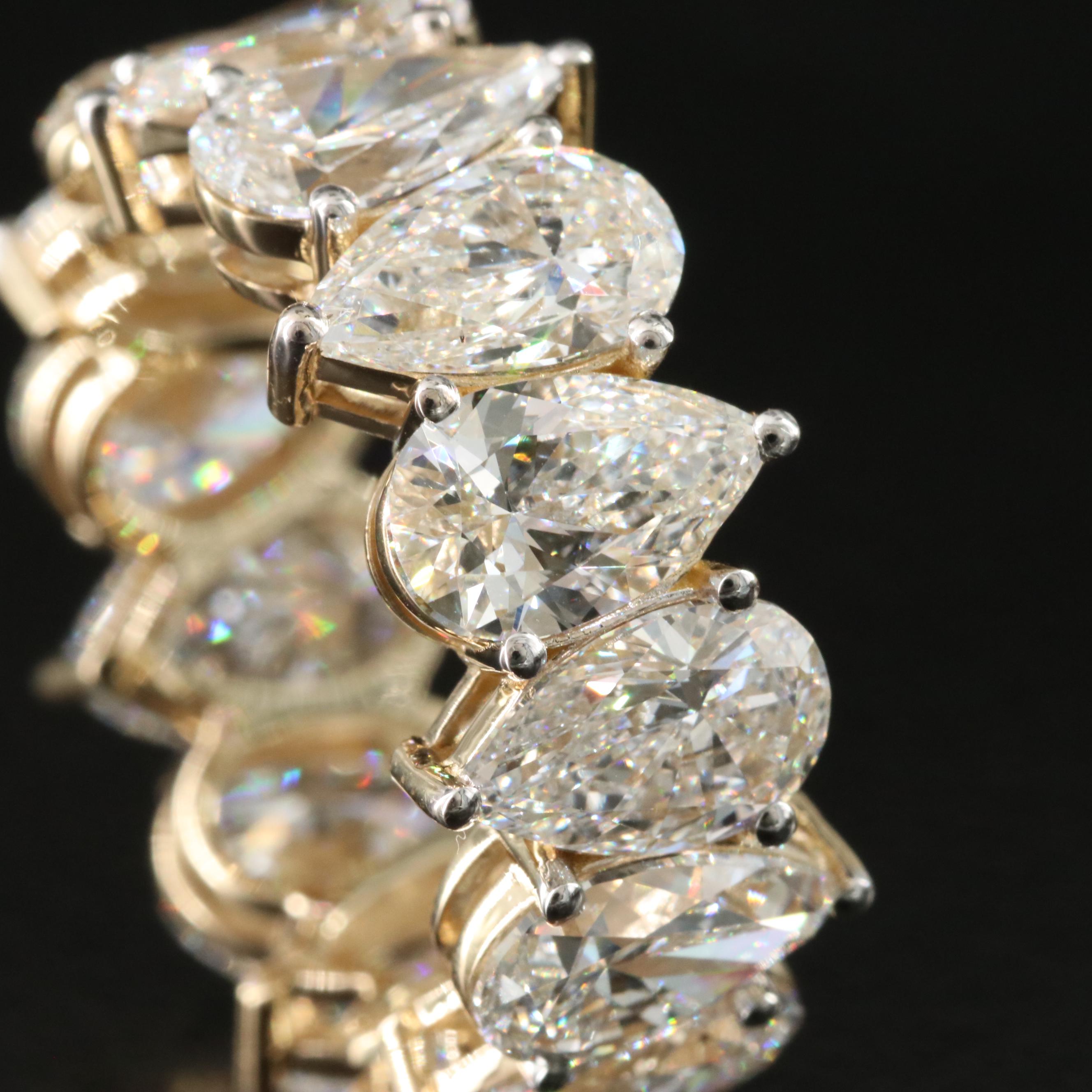 14K 10.56 CTW Lab Grown Diamond Eternity Band