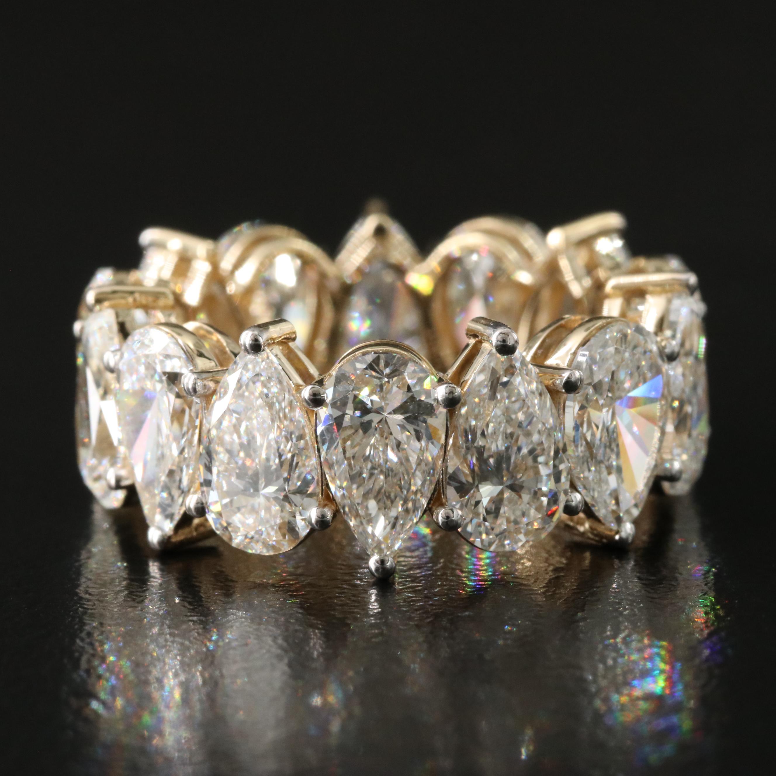 14K 10.56 CTW Lab Grown Diamond Eternity Band