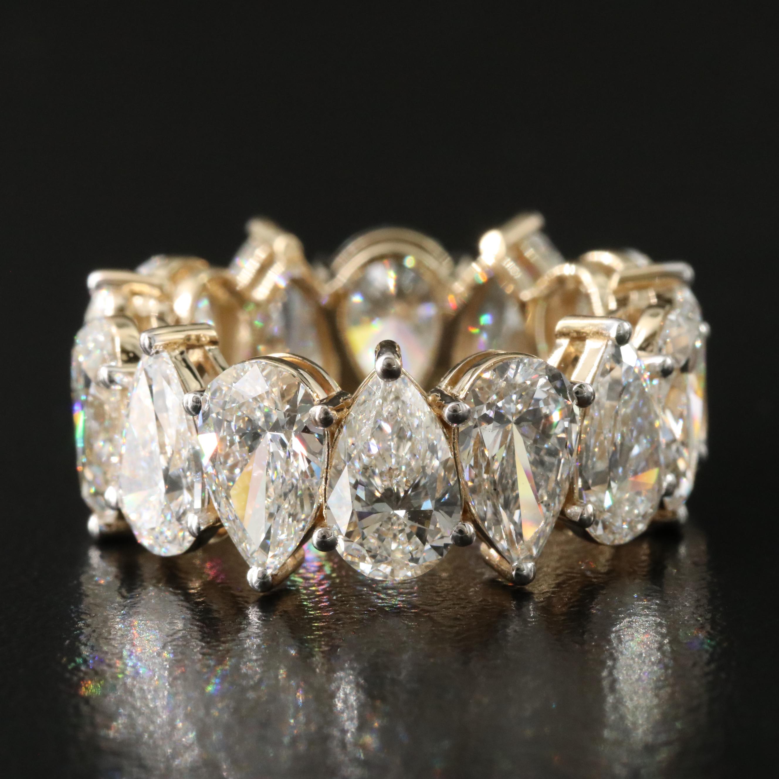 14K 10.56 CTW Lab Grown Diamond Eternity Band