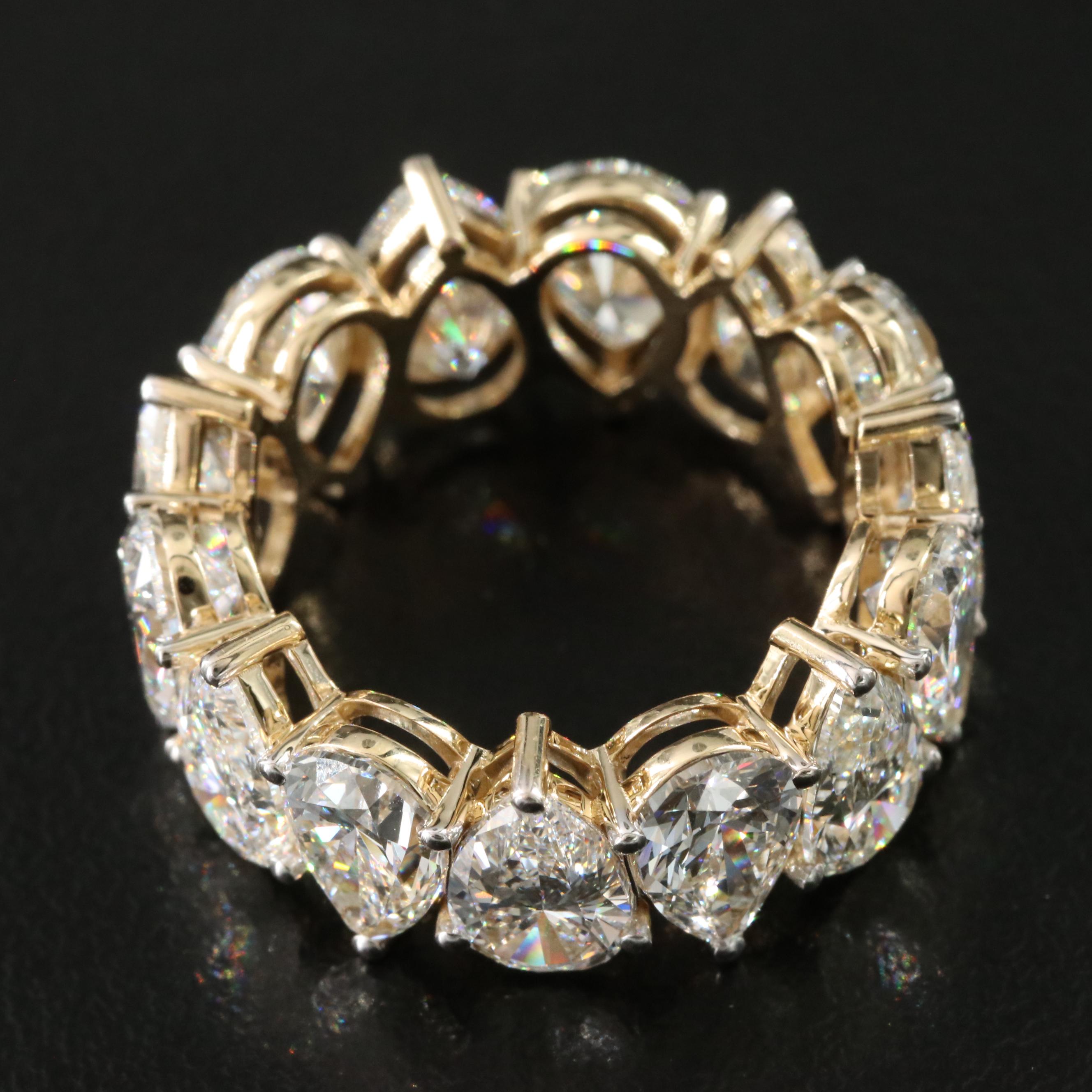 14K 10.56 CTW Lab Grown Diamond Eternity Band