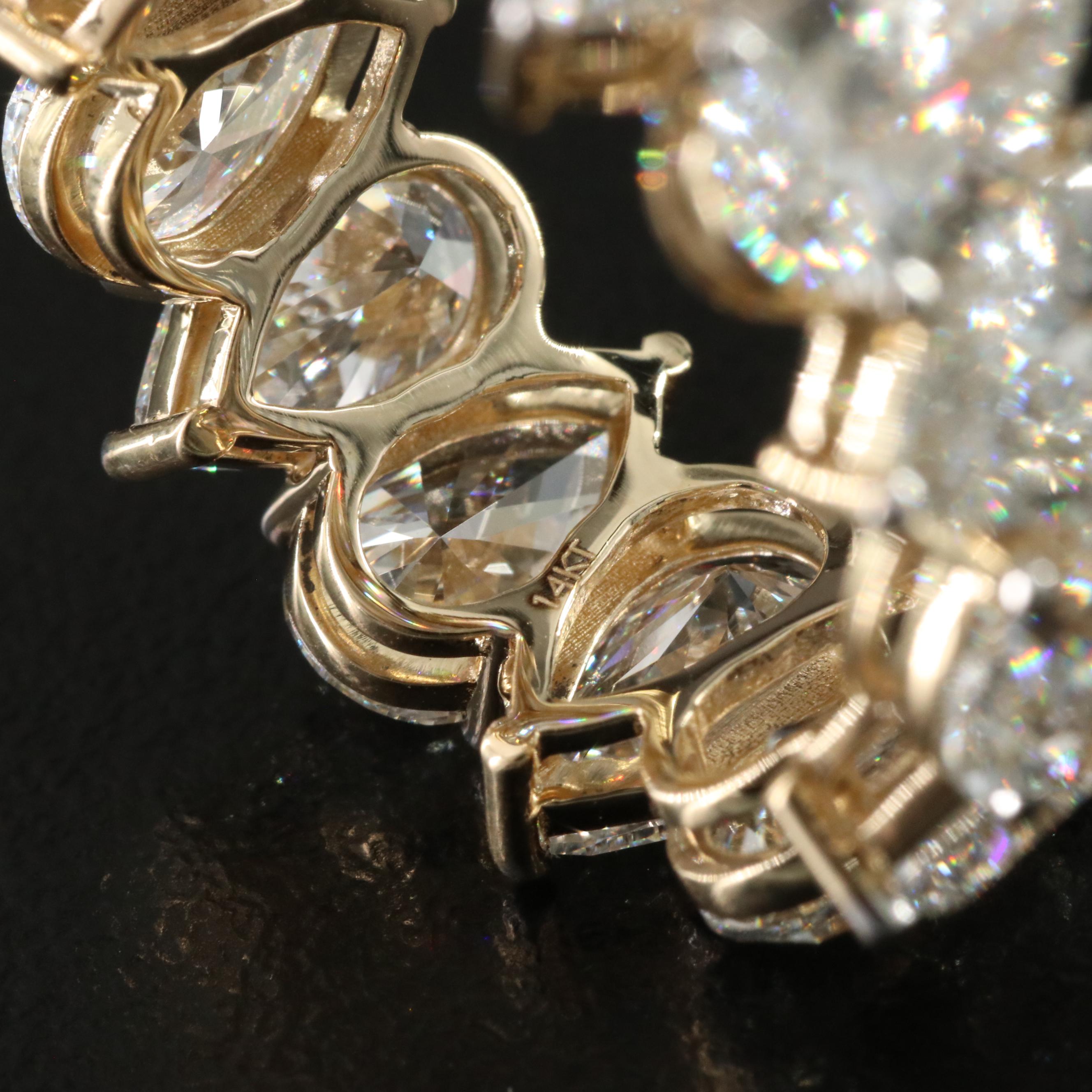 14K 10.56 CTW Lab Grown Diamond Eternity Band