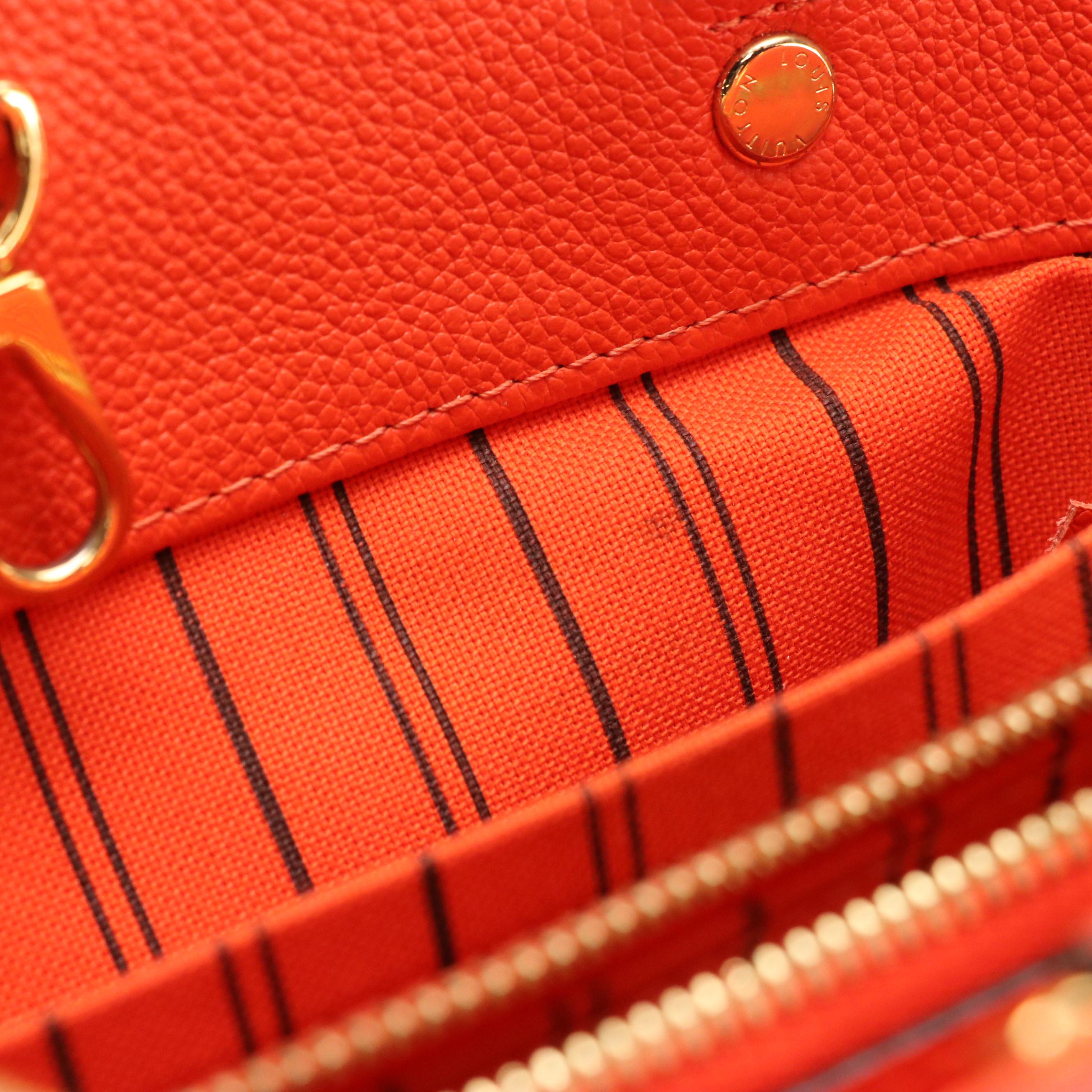 Louis Vuitton Montaigne MM Two-Way Bag in Orient Monogram Empreinte Leather