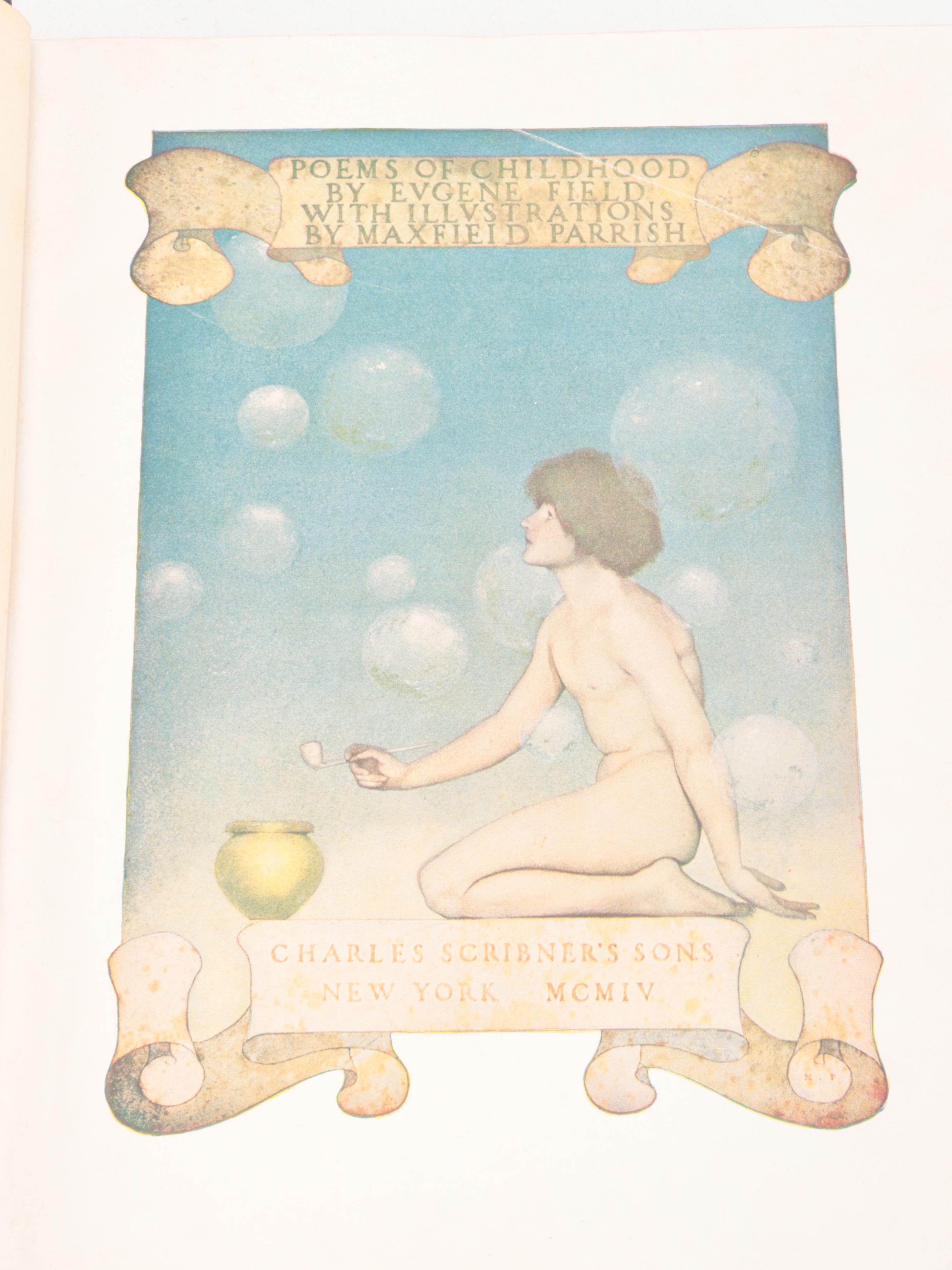Maxfield Parrish Illustrated First Edition "Poems of Childhood" by Eugene Field