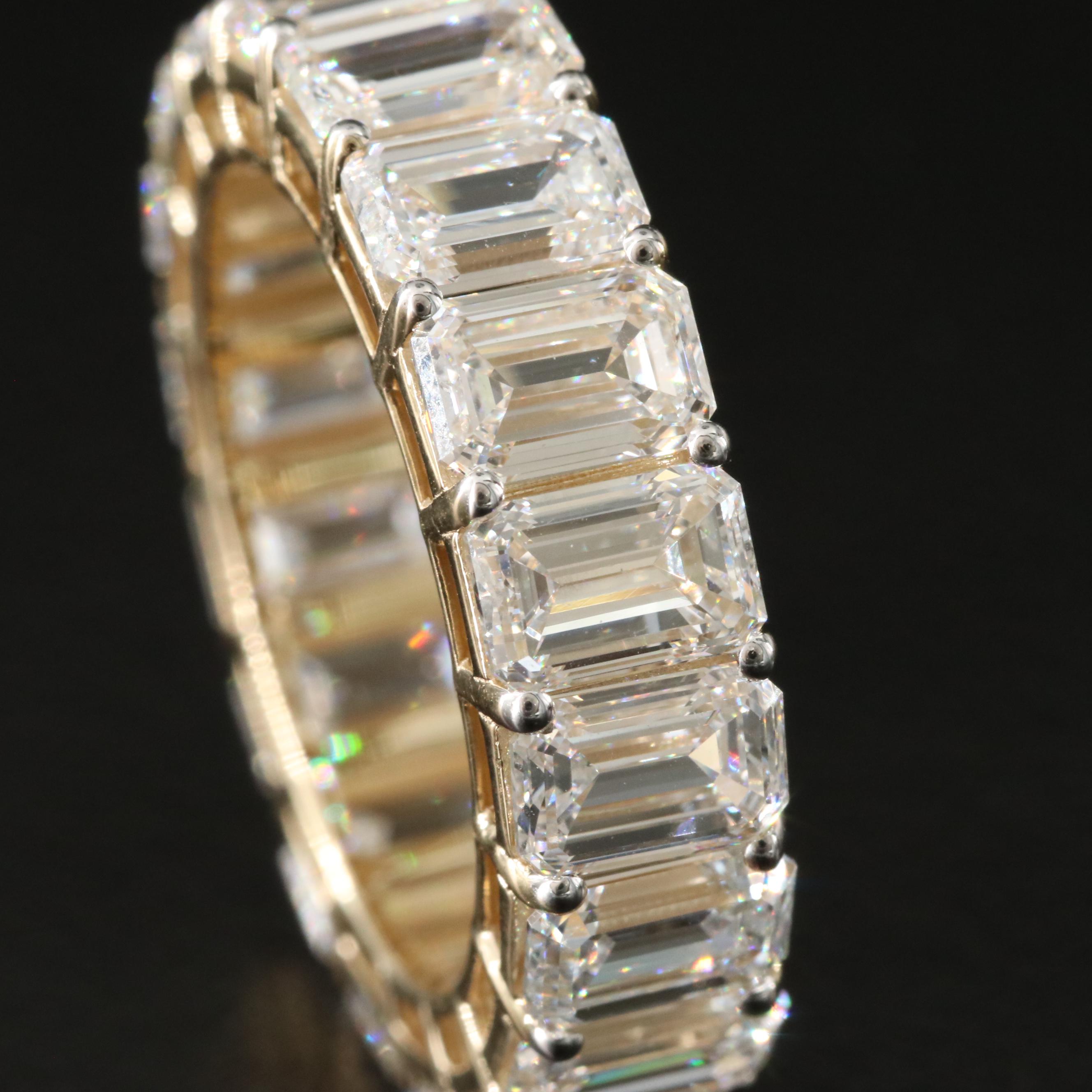 14K 9.37 CTW Lab Grown Diamond Eternity Band