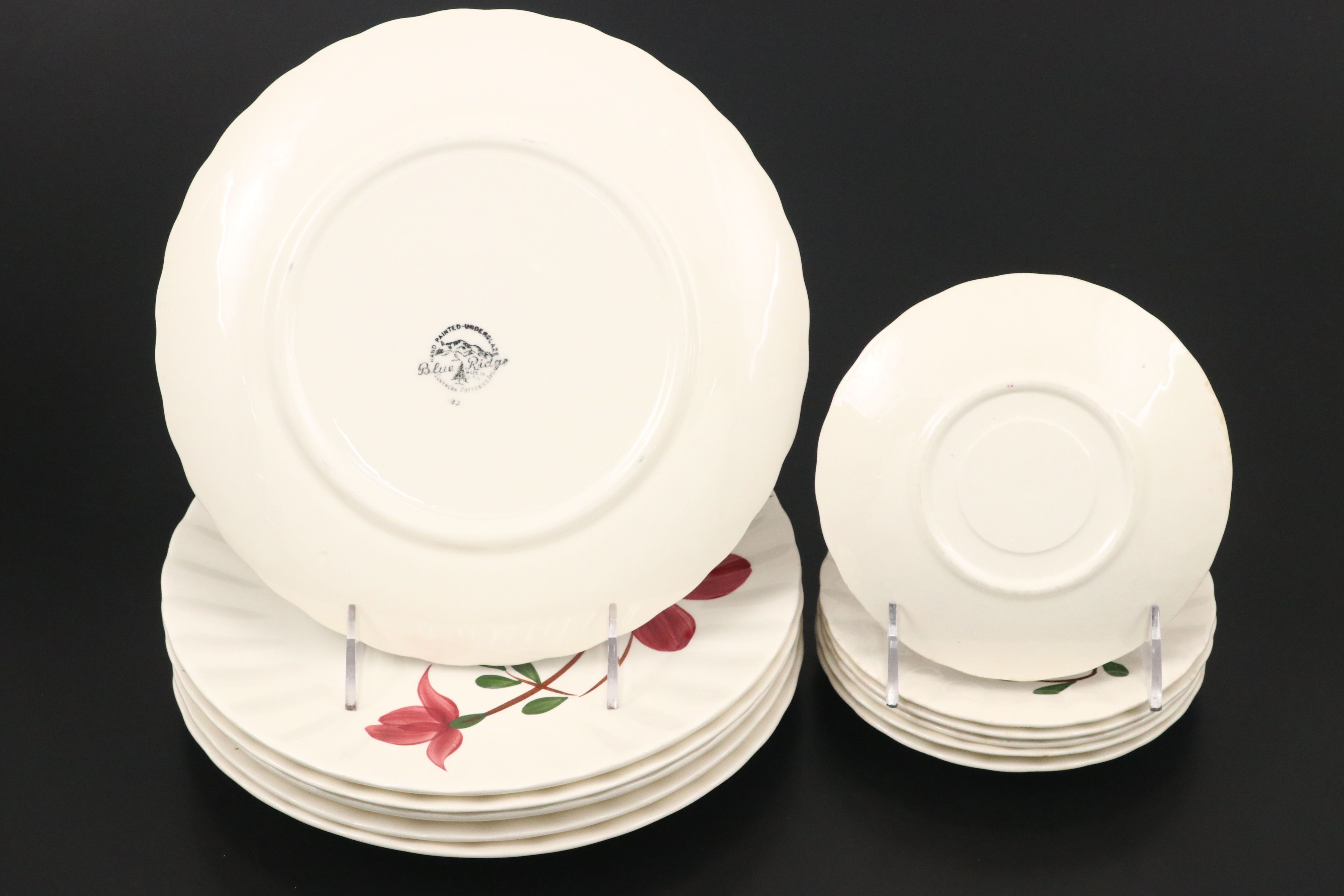 Blue Ridge Southern Pottery Hand-Painted Ceramic Dinnerware