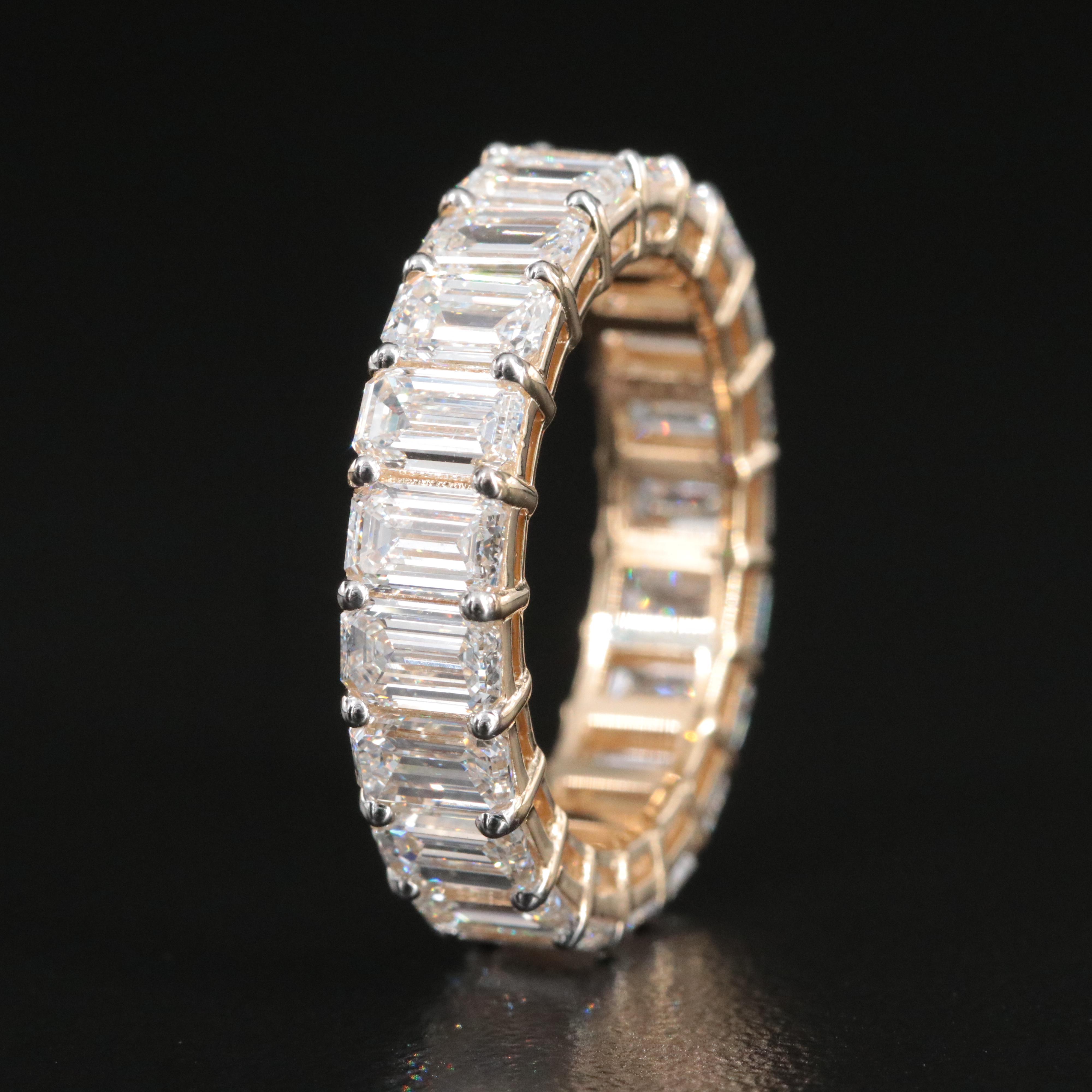 14K 6.19 CTW Lab Grown Diamond Eternity Band
