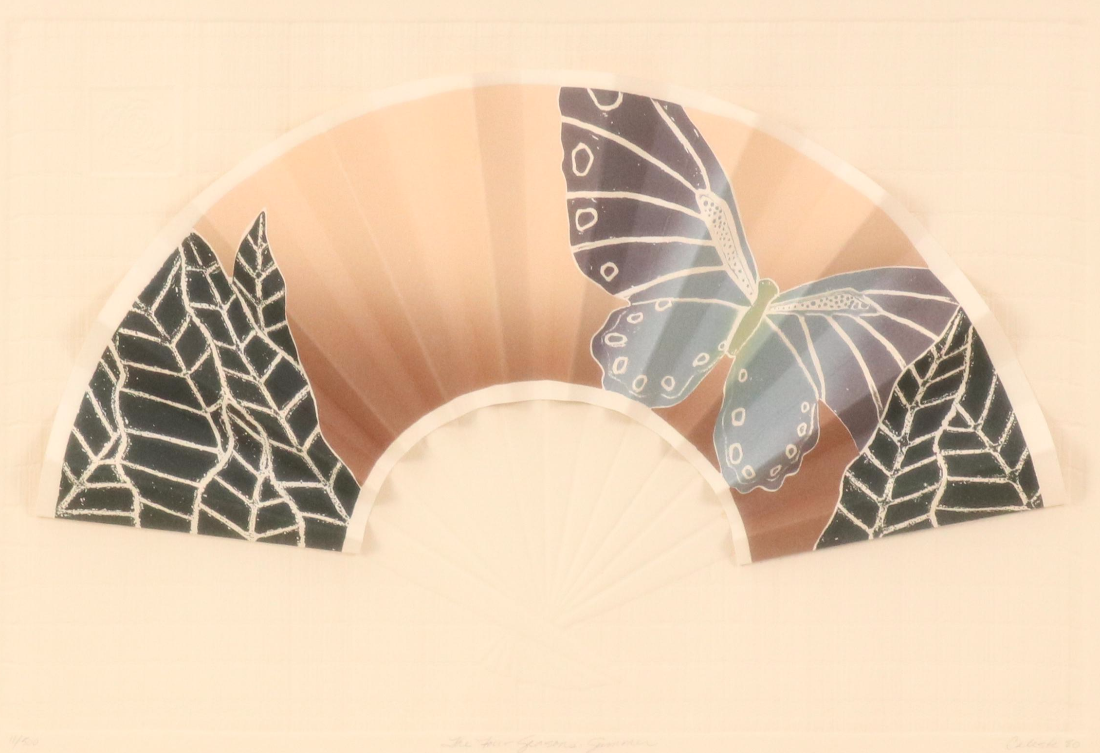 Color Embossed Etchings "The Four Seasons: Autumn/ Winter/ Spring/ Summer", 1980