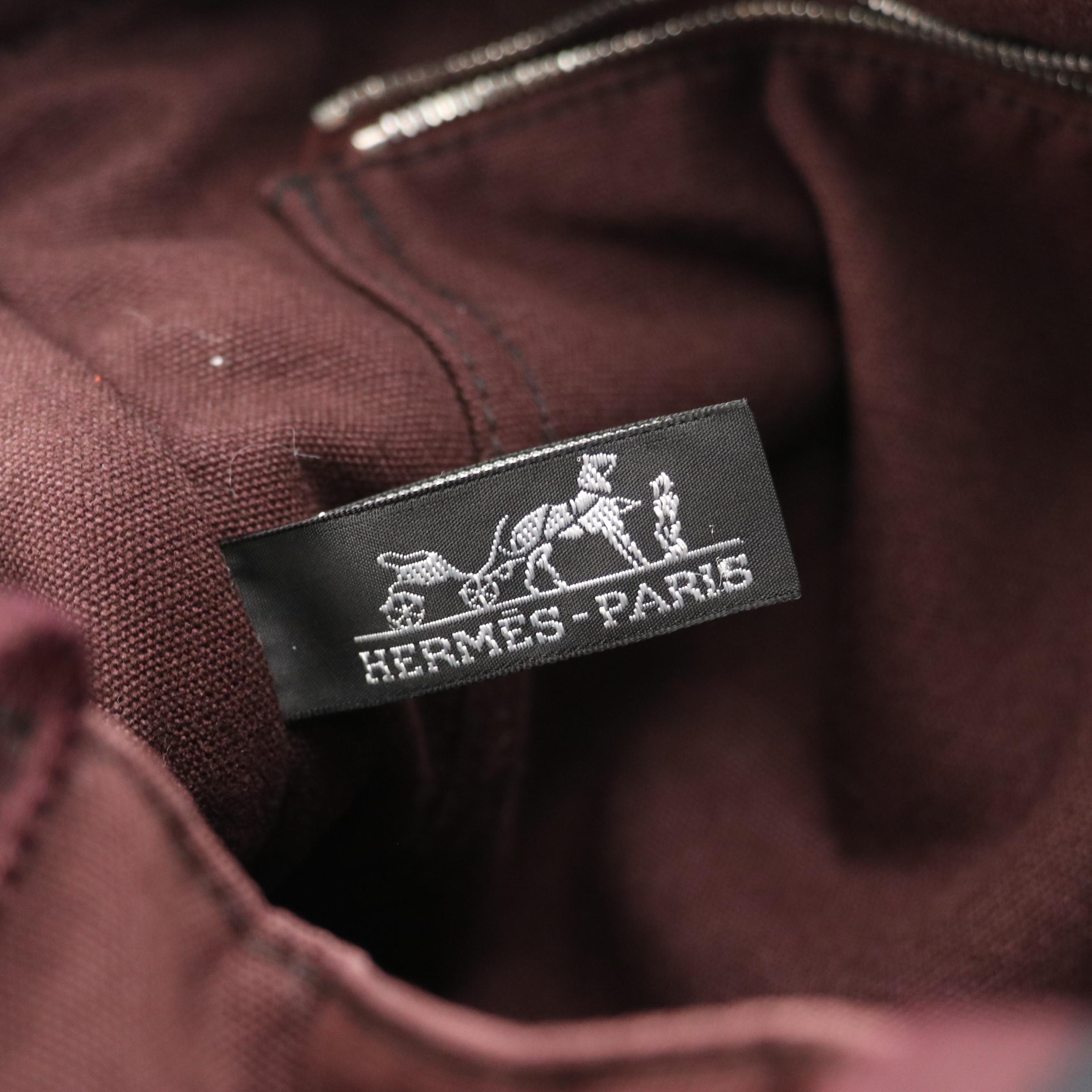 Hermès Cotton Canvas Fourre-Tout MM