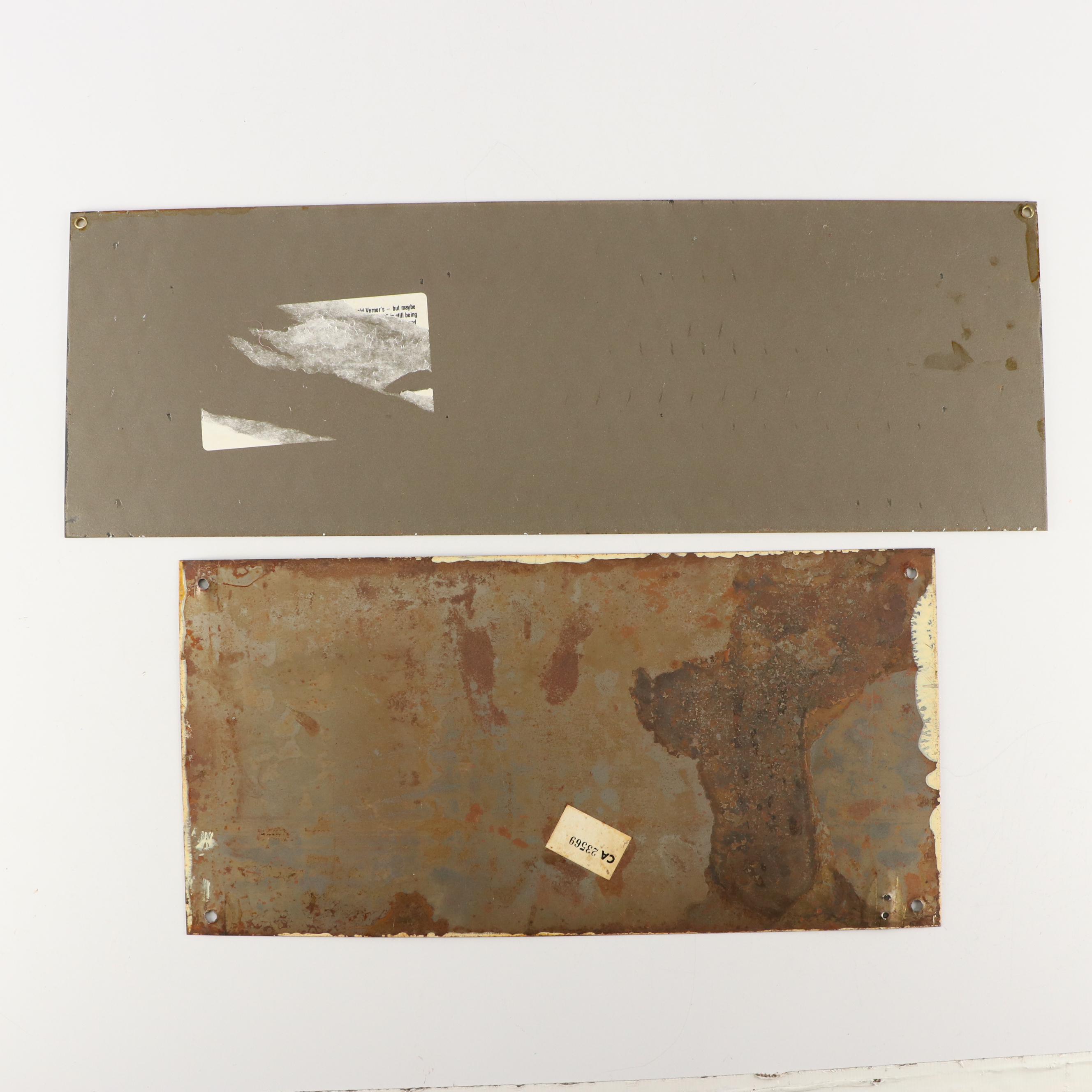 Black Velvet Whiskey and More Beverage Advertising Signs