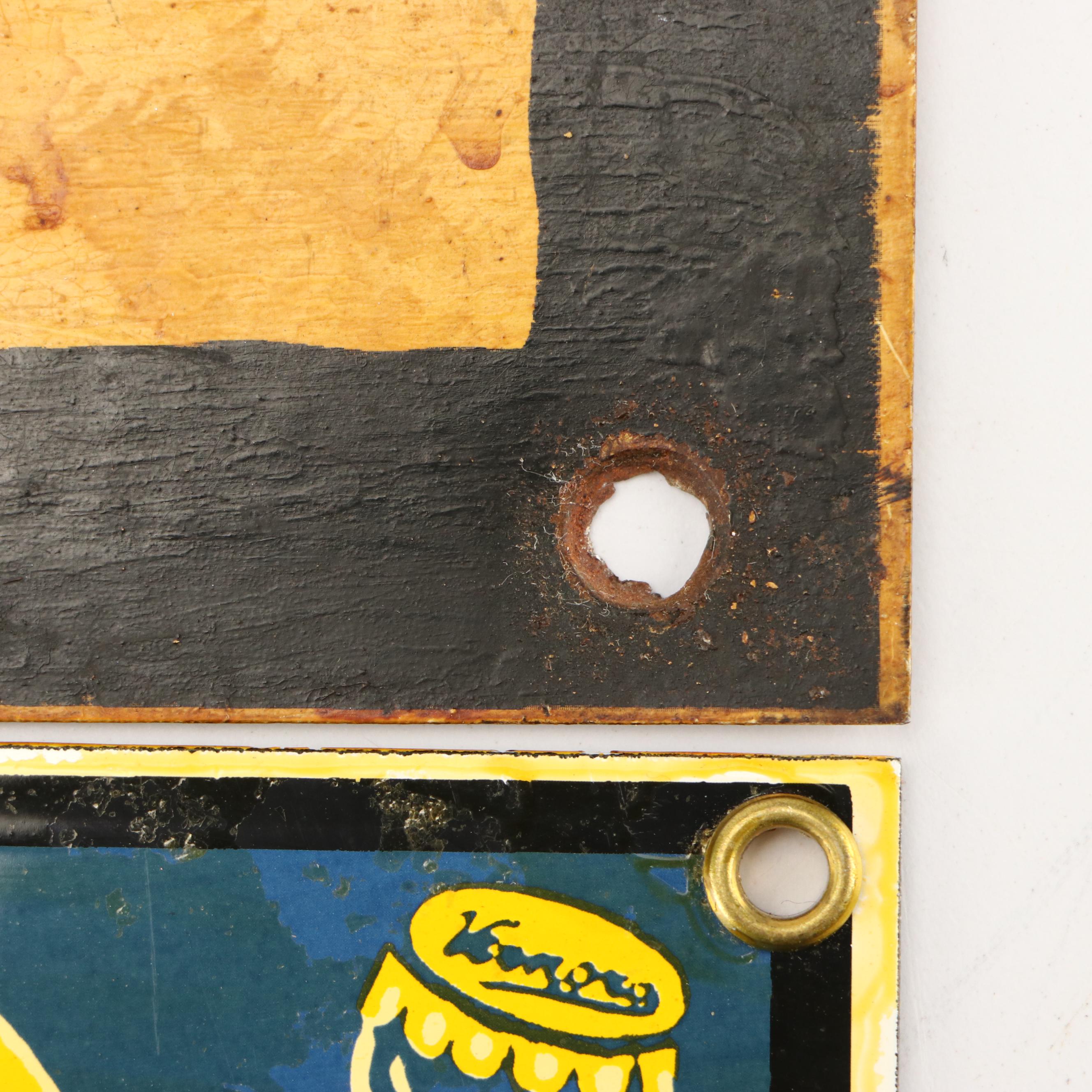 Black Velvet Whiskey and More Beverage Advertising Signs