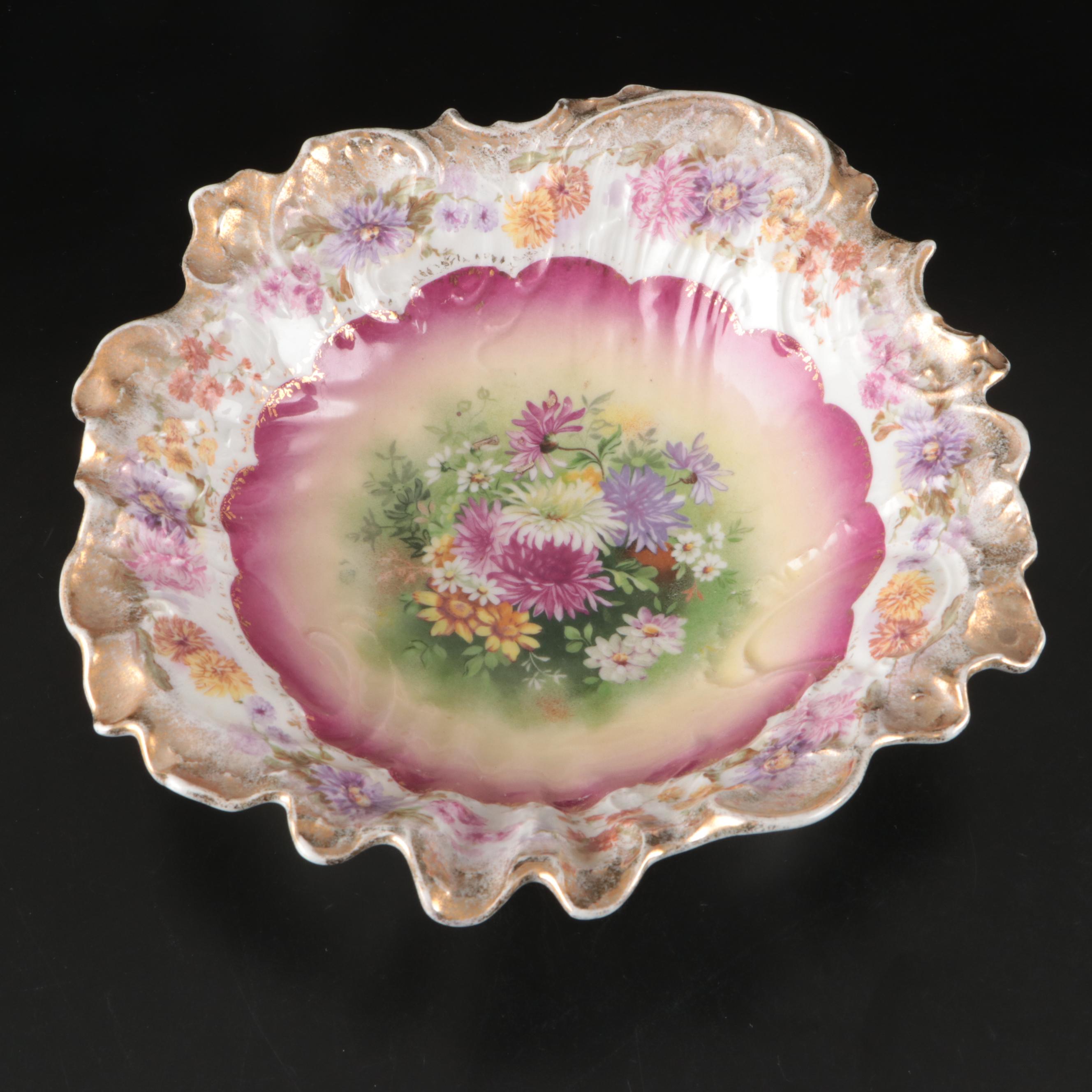 Carl Tisch Altwasser Victorian Style Coffee Pot and Bowls with Other Décor