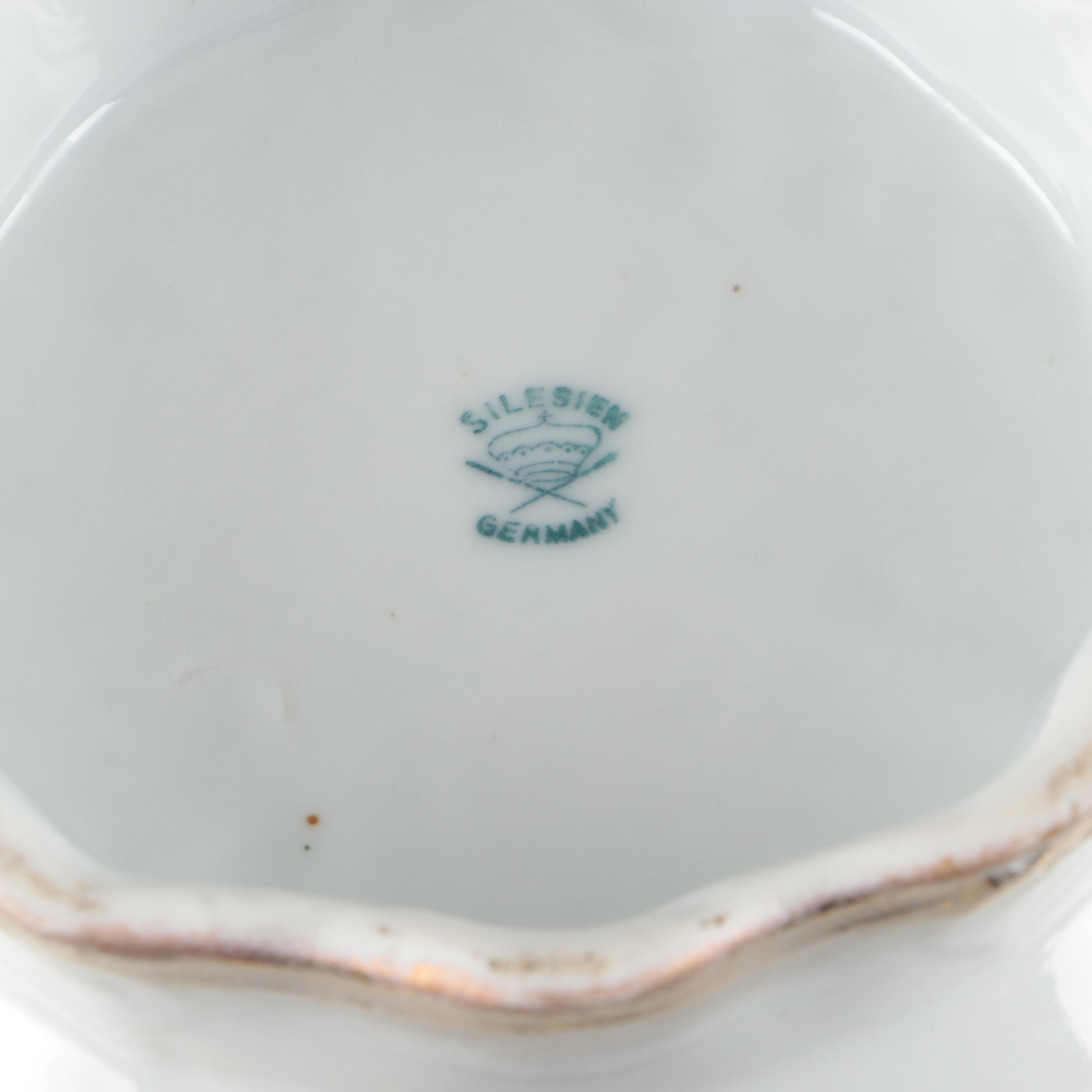 Carl Tisch Altwasser Victorian Style Coffee Pot and Bowls with Other Décor