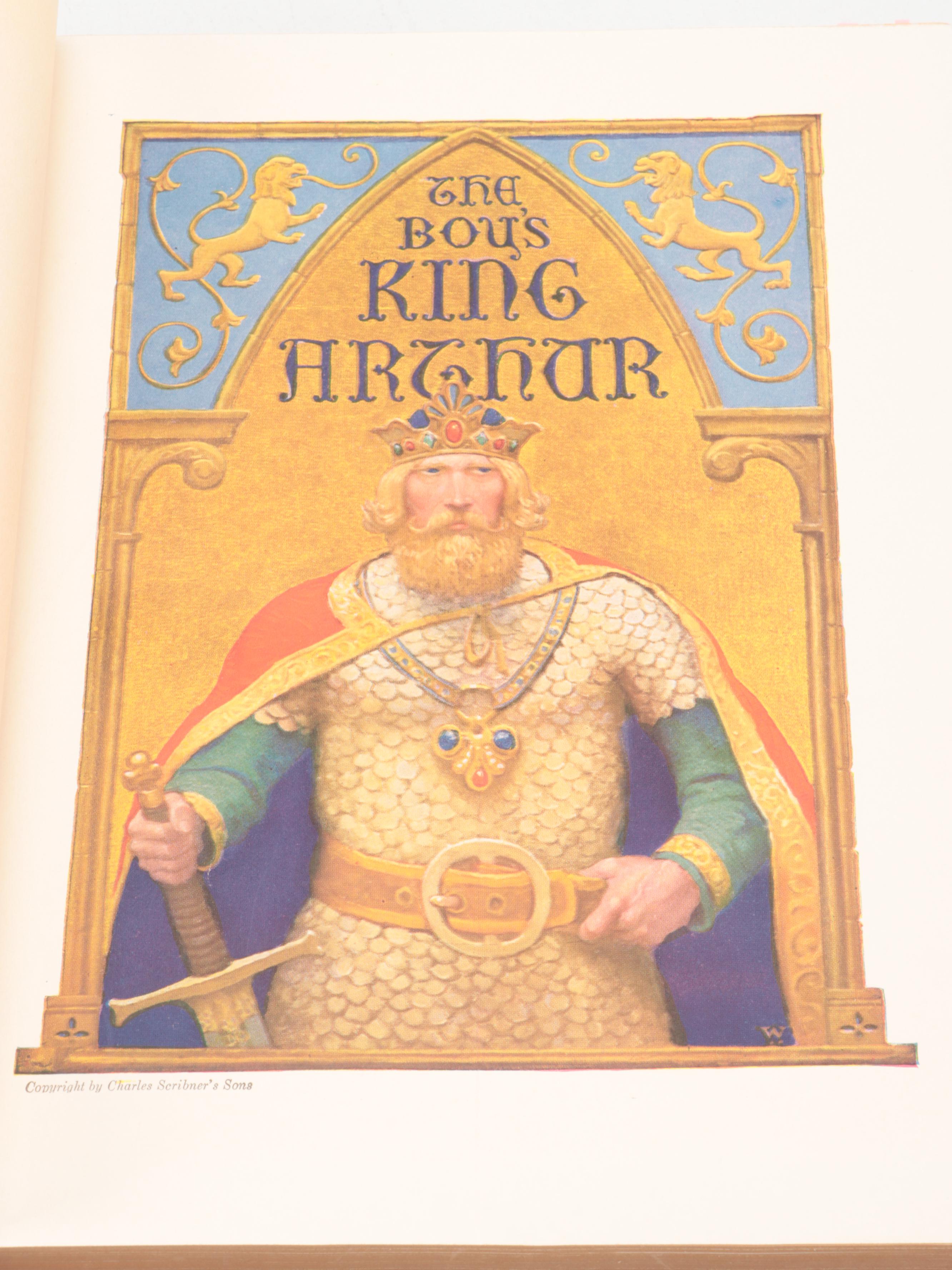 N. C. Wyeth Illustrated "The Boy's King Arthur" by Sidney Lanier, 1937