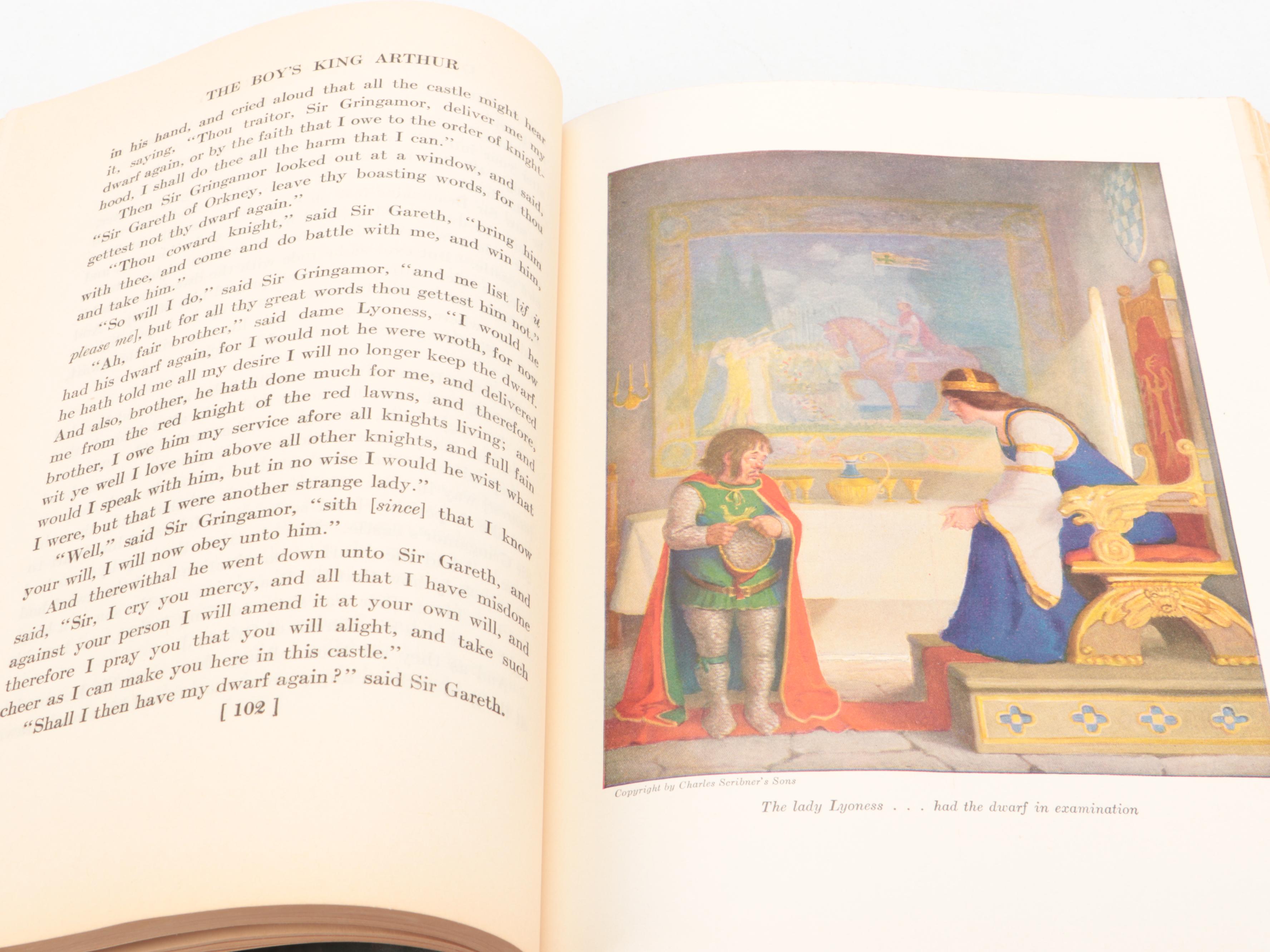 N. C. Wyeth Illustrated "The Boy's King Arthur" by Sidney Lanier, 1937