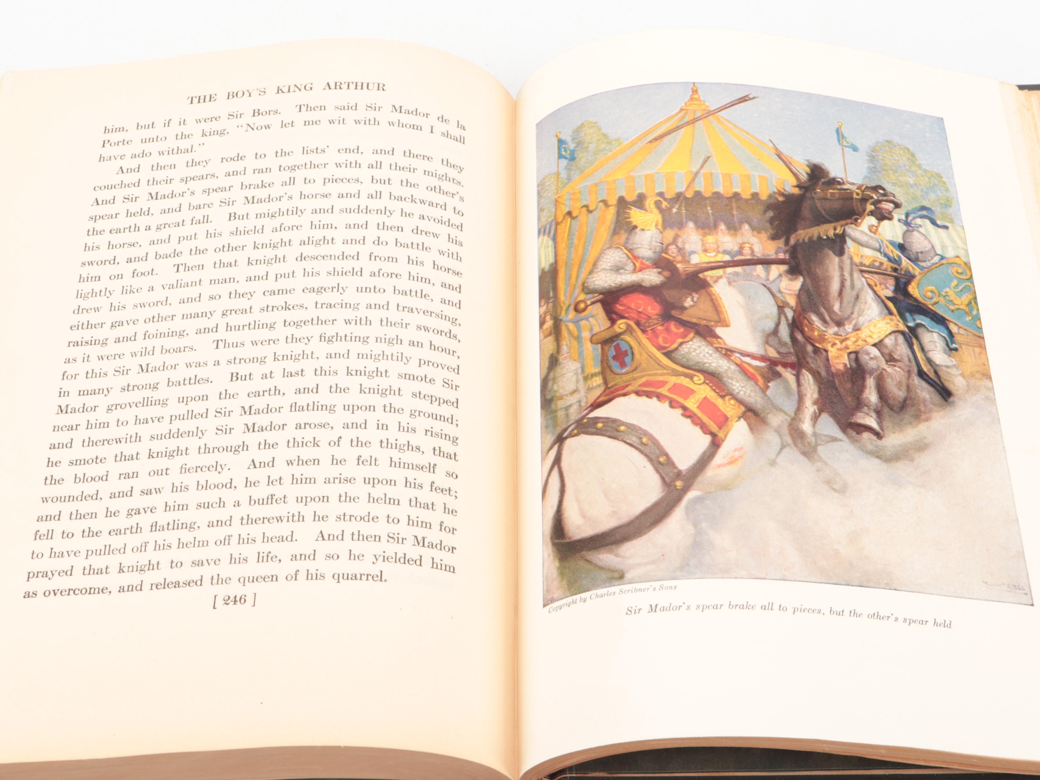 N. C. Wyeth Illustrated "The Boy's King Arthur" by Sidney Lanier, 1937