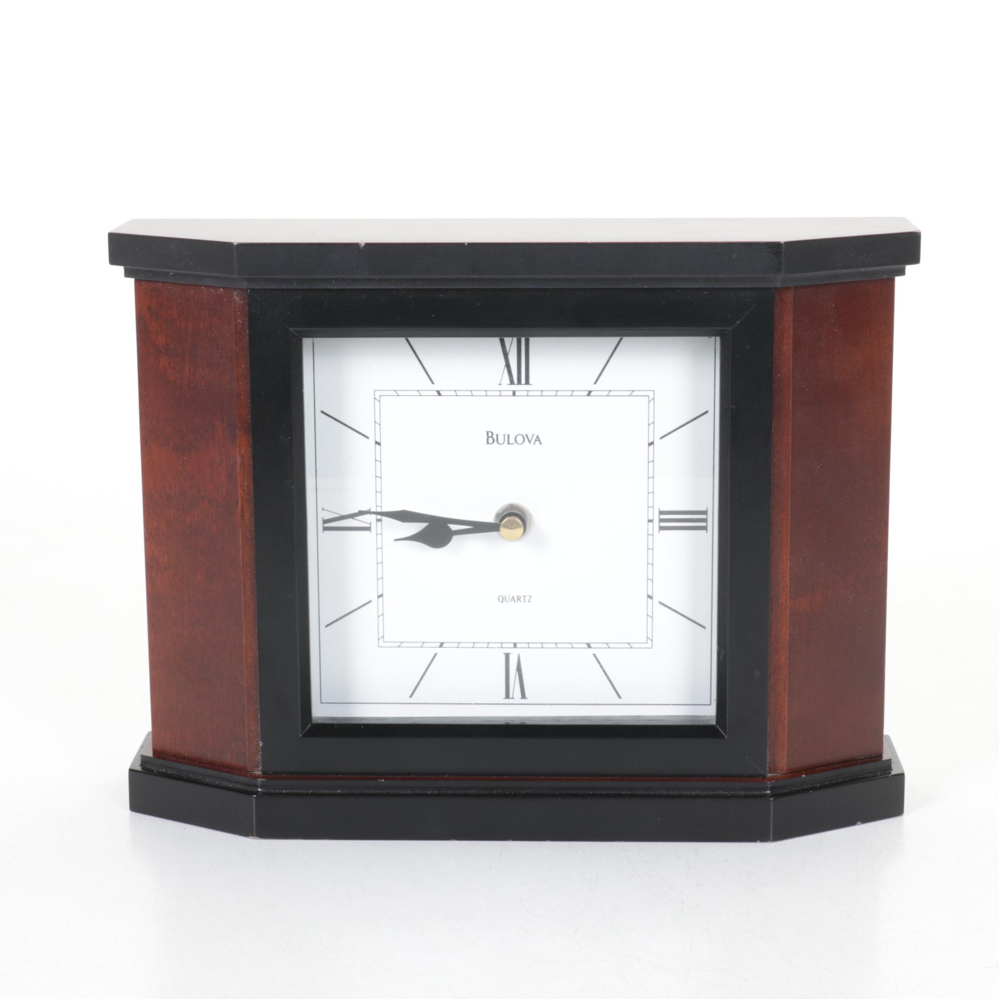 Bulova Wooden Mantel Clock