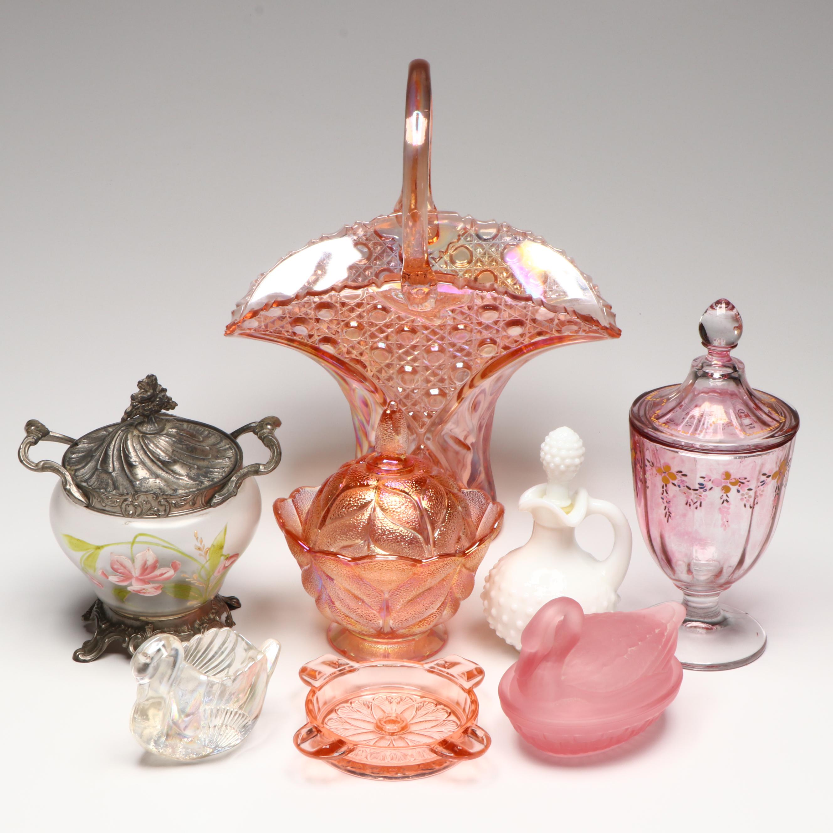 Jeannette "Sunflower" Glass Ashtray, L. E. Smith Carnival Glass and More