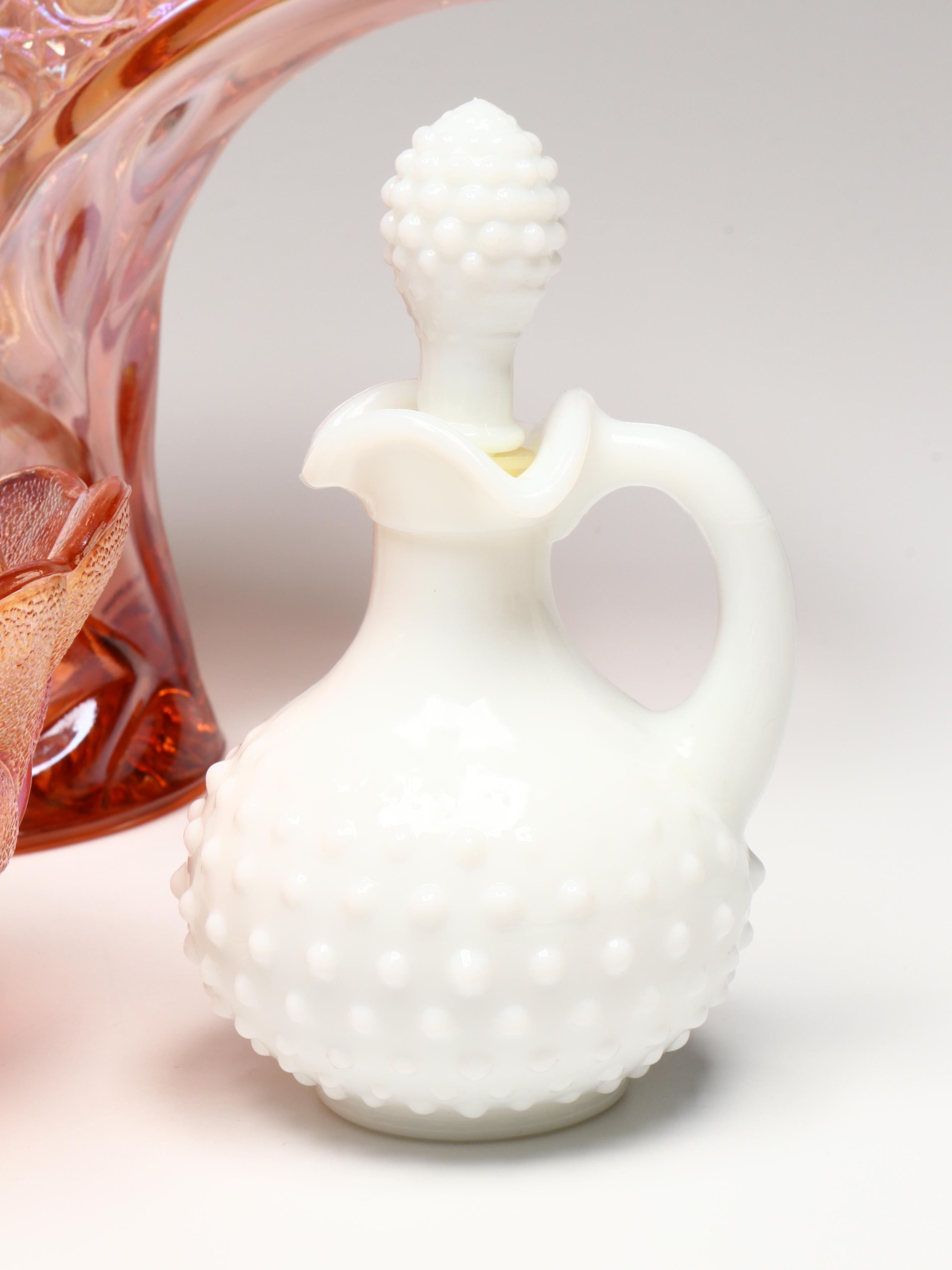 Jeannette "Sunflower" Glass Ashtray, L. E. Smith Carnival Glass and More