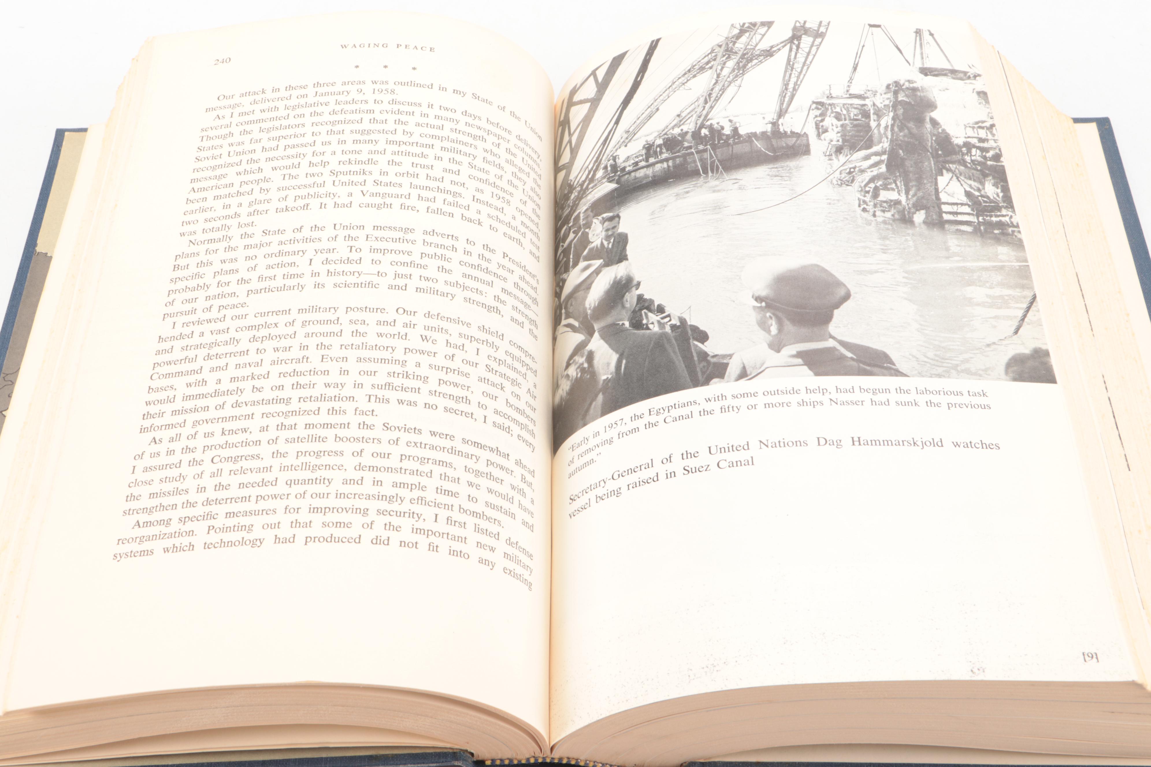 First Trade Edition "The White House Years" by Dwight D. Eisenhower, 1963–1965