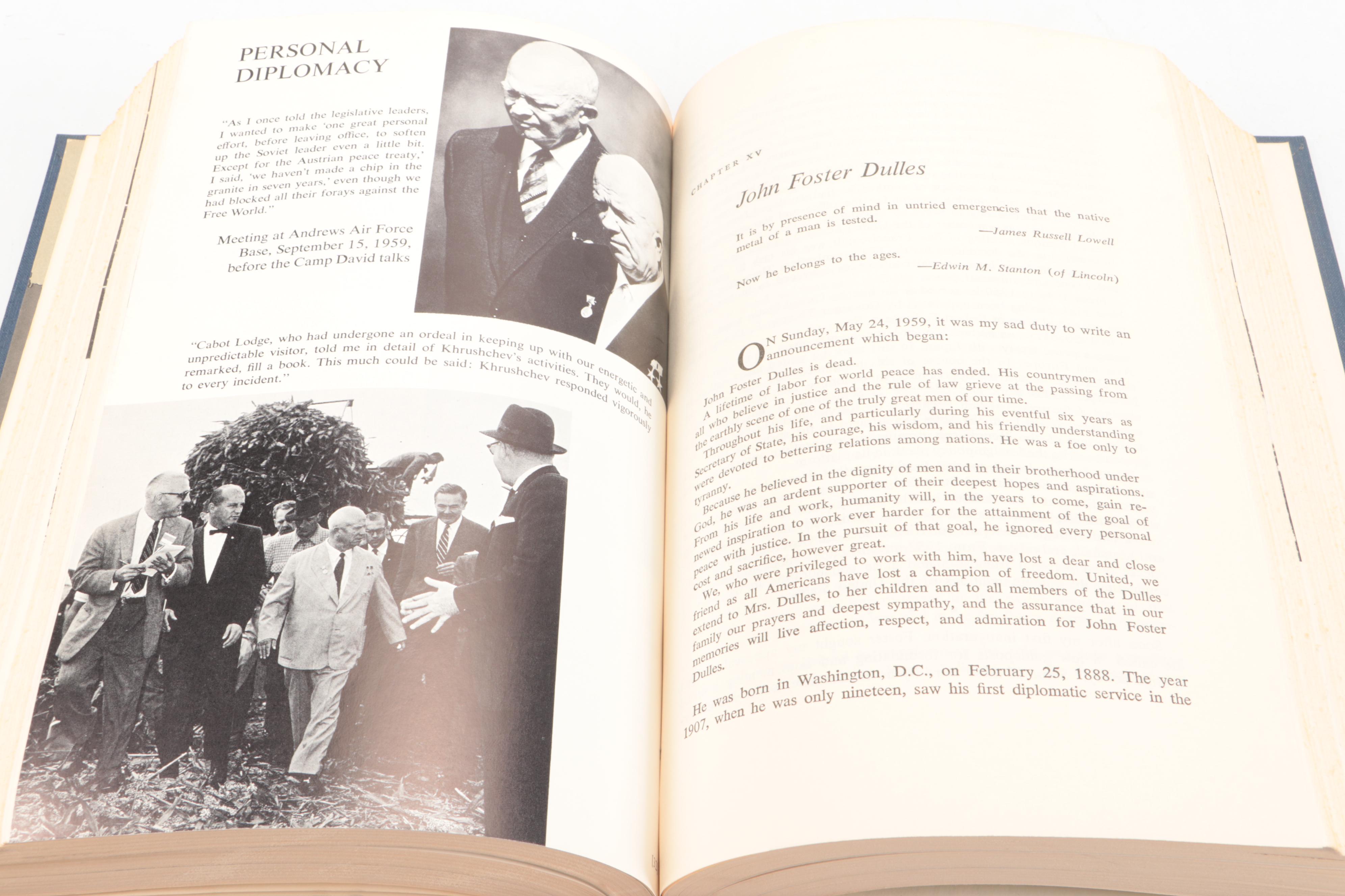 First Trade Edition "The White House Years" by Dwight D. Eisenhower, 1963–1965