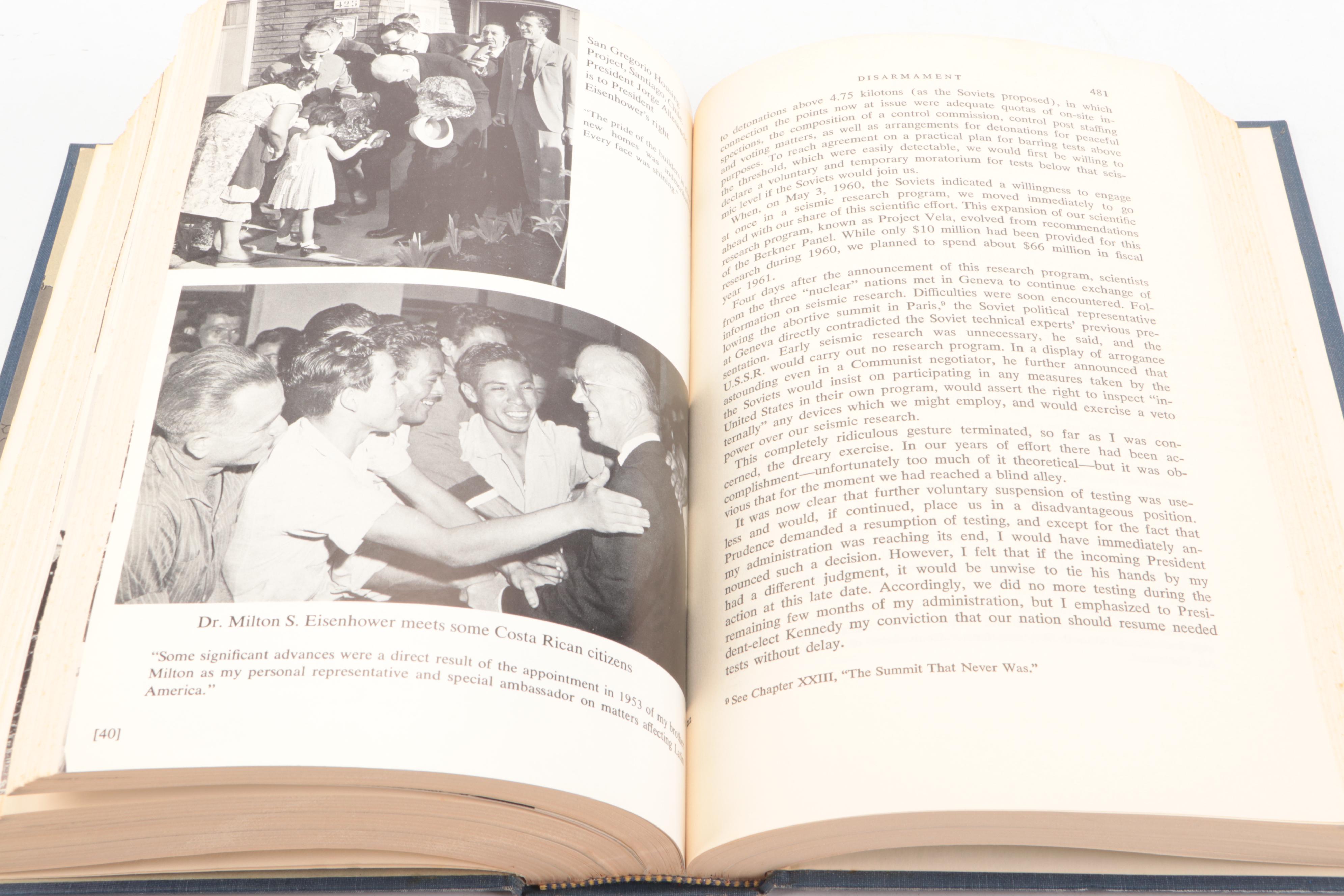 First Trade Edition "The White House Years" by Dwight D. Eisenhower, 1963–1965