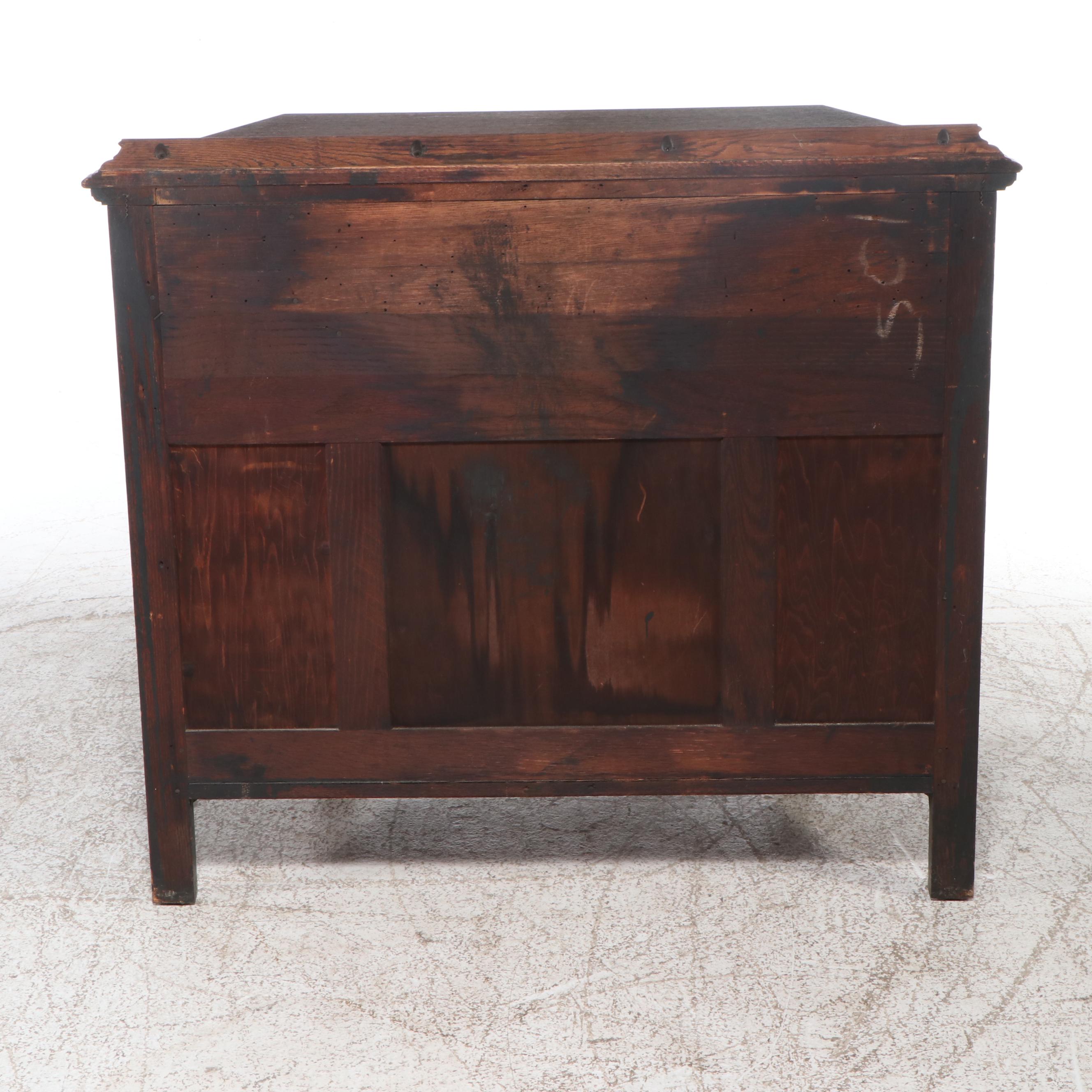 Tudor Style Oak Hall Table, 20th Century