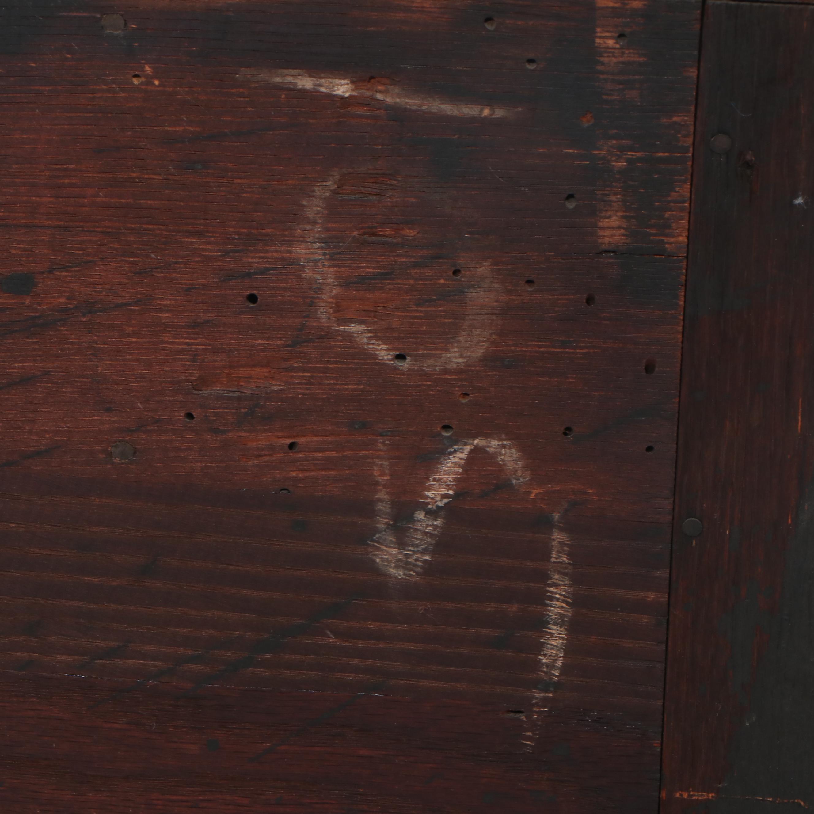 Tudor Style Oak Hall Table, 20th Century