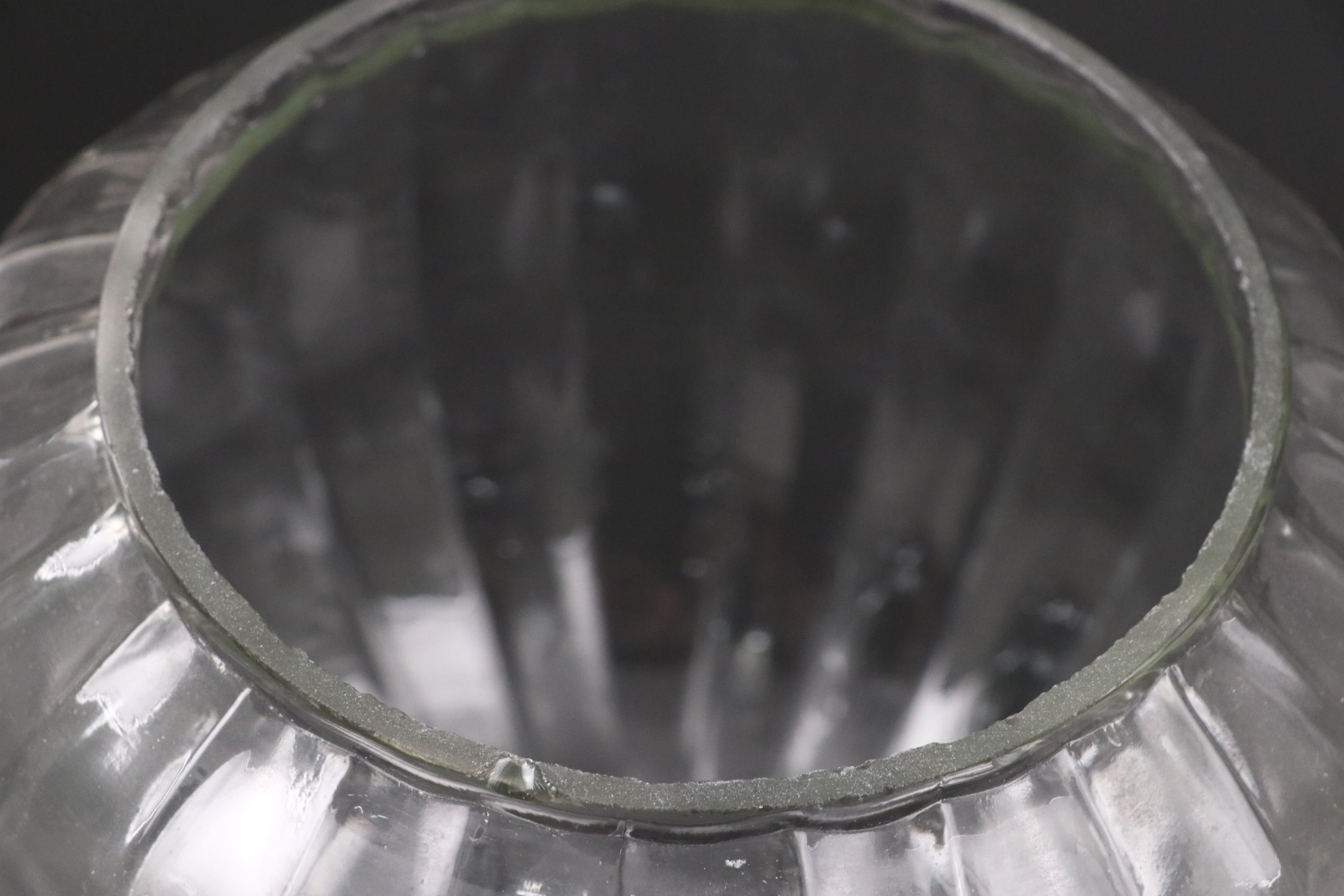 Art Deco Style Hoosier Cabinet Ball Glass Flour and Other Canister, 1920s