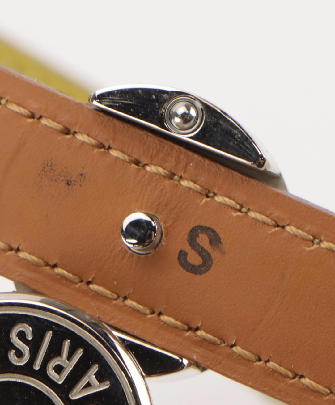 Hermès Reversible Leather Clou de Selle Belt in Ostrich and Calf Leather