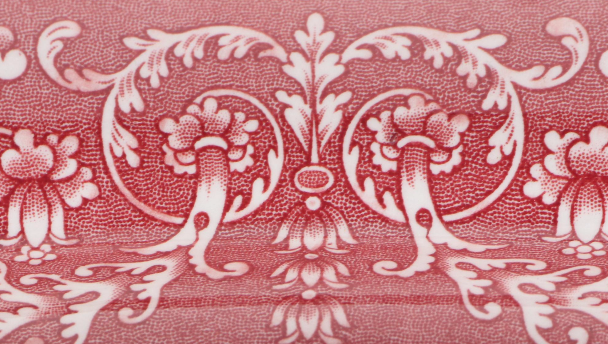 Spode "Pink Camilla" Ceramic Platter, 20th Century