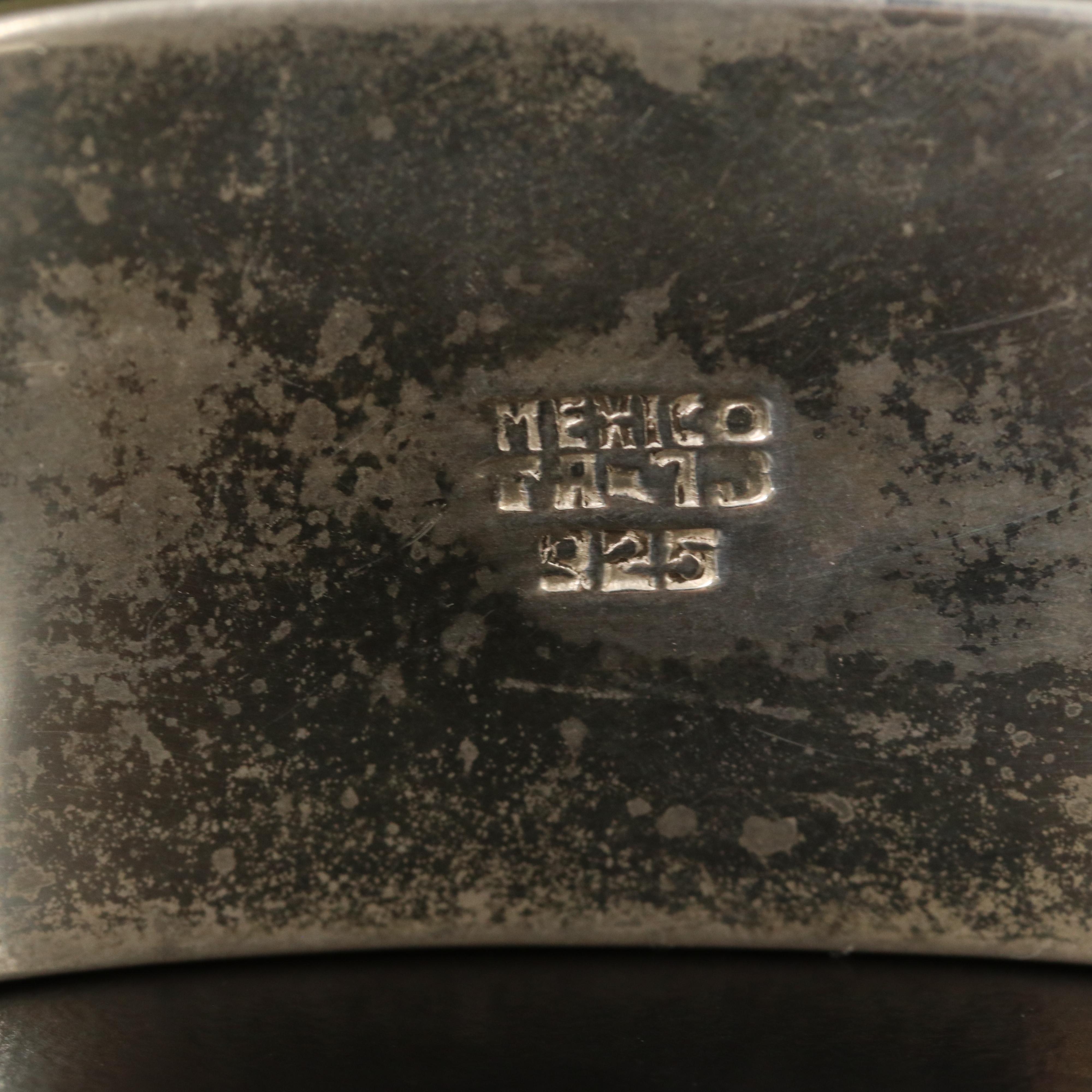 Mexican Sterling Elephant Cuff