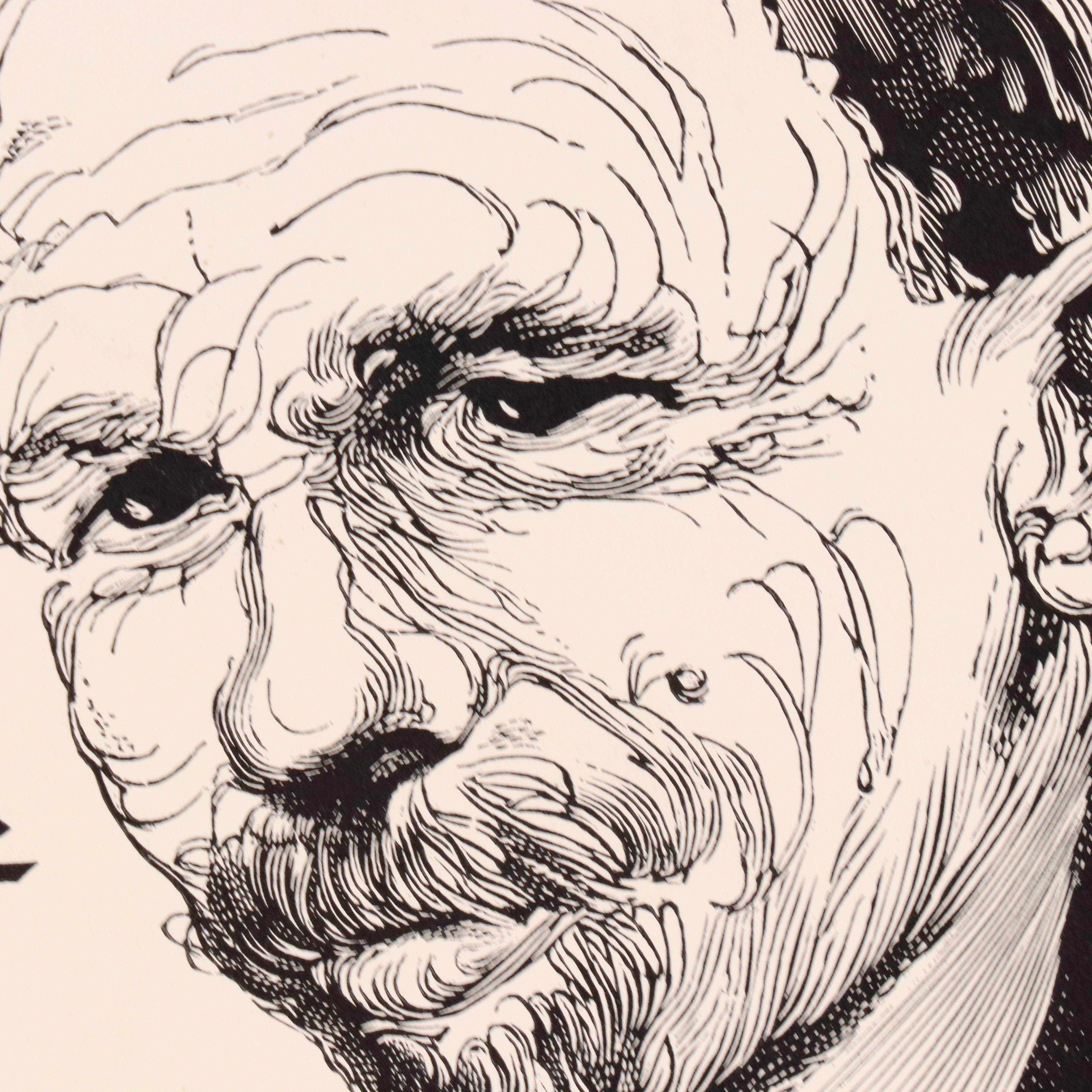 Woodcuts After Brussel-Smith "Nicholas Jenson" and "Rudolph Koch," Late 20th C.