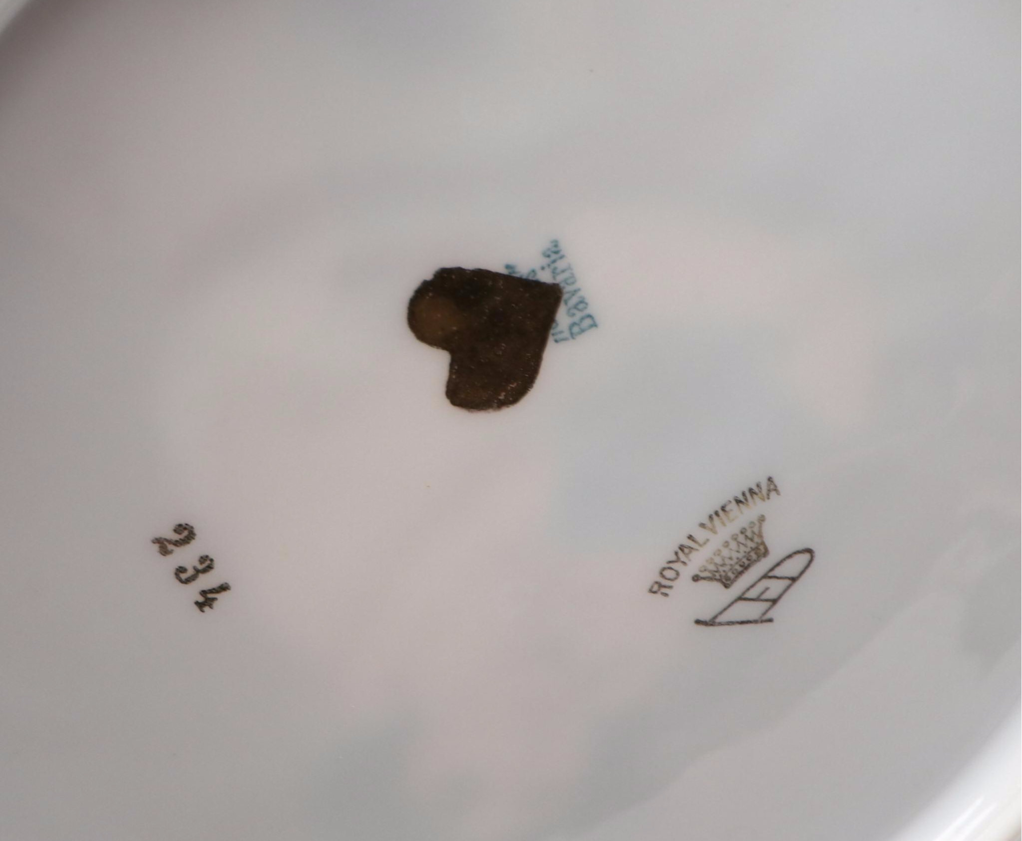 Victorian Hutschenreuther Porcelain Plate and More Decorative Porcelain Décor