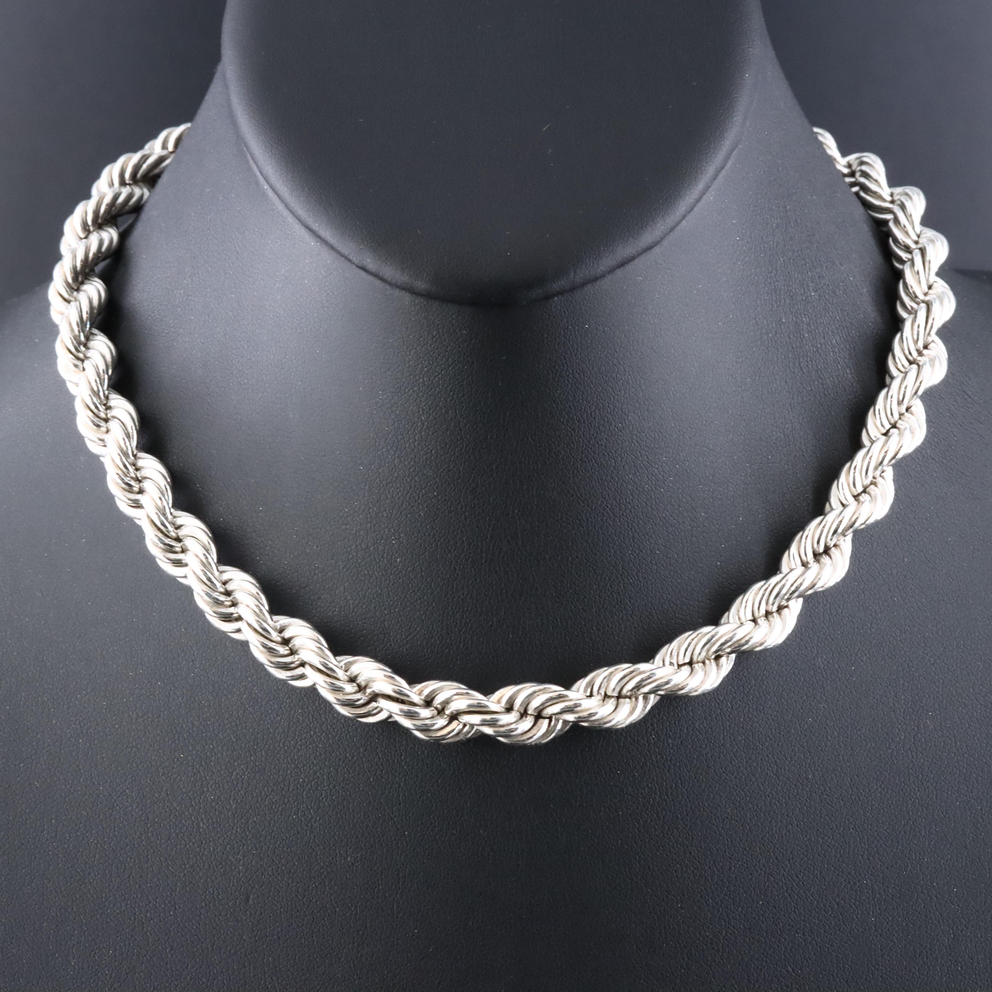 Braided Rope Chain Necklace