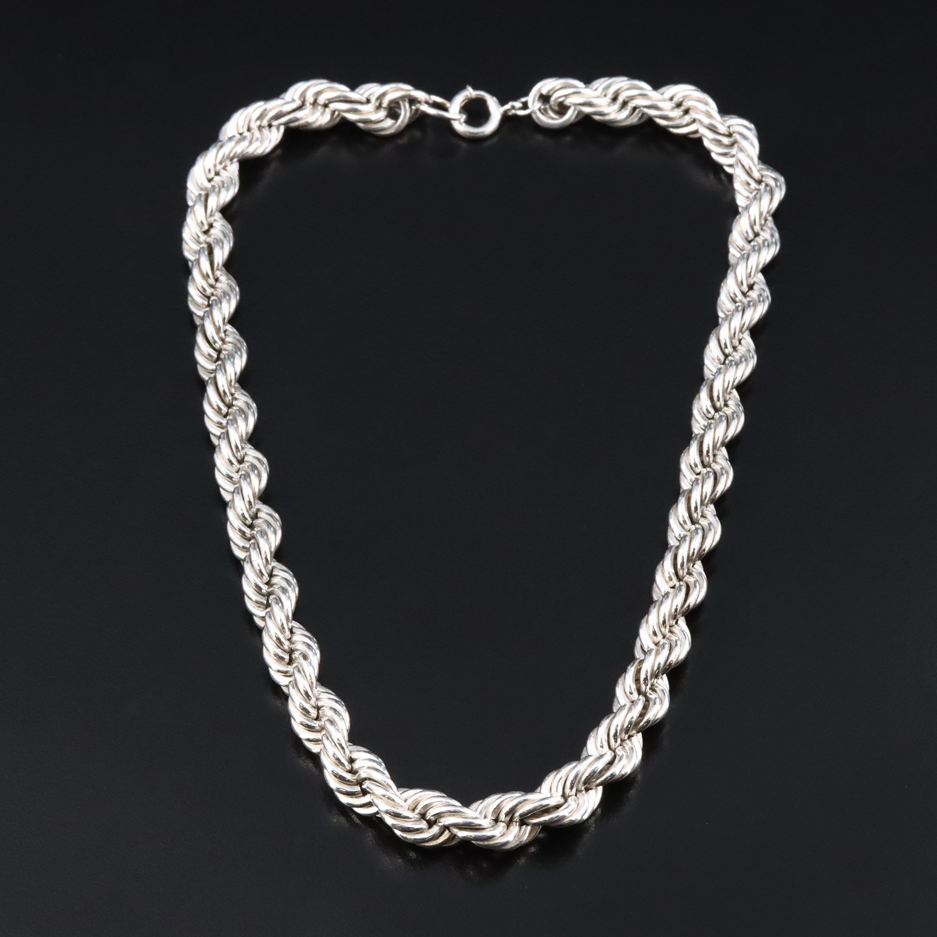 Braided Rope Chain Necklace