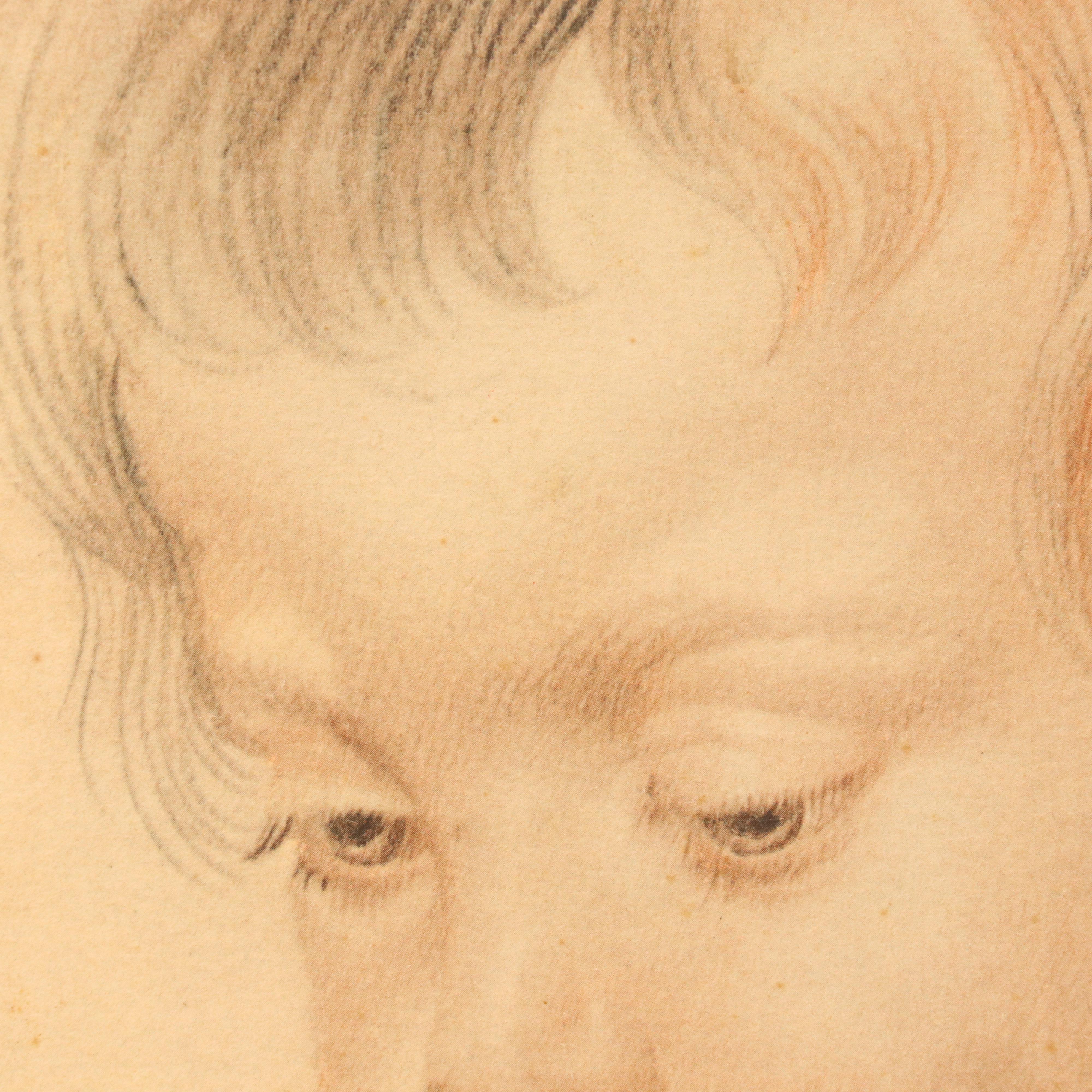 Offset Lithograph After Peter Paul Rubens "Nicolaas Rubens," 1940