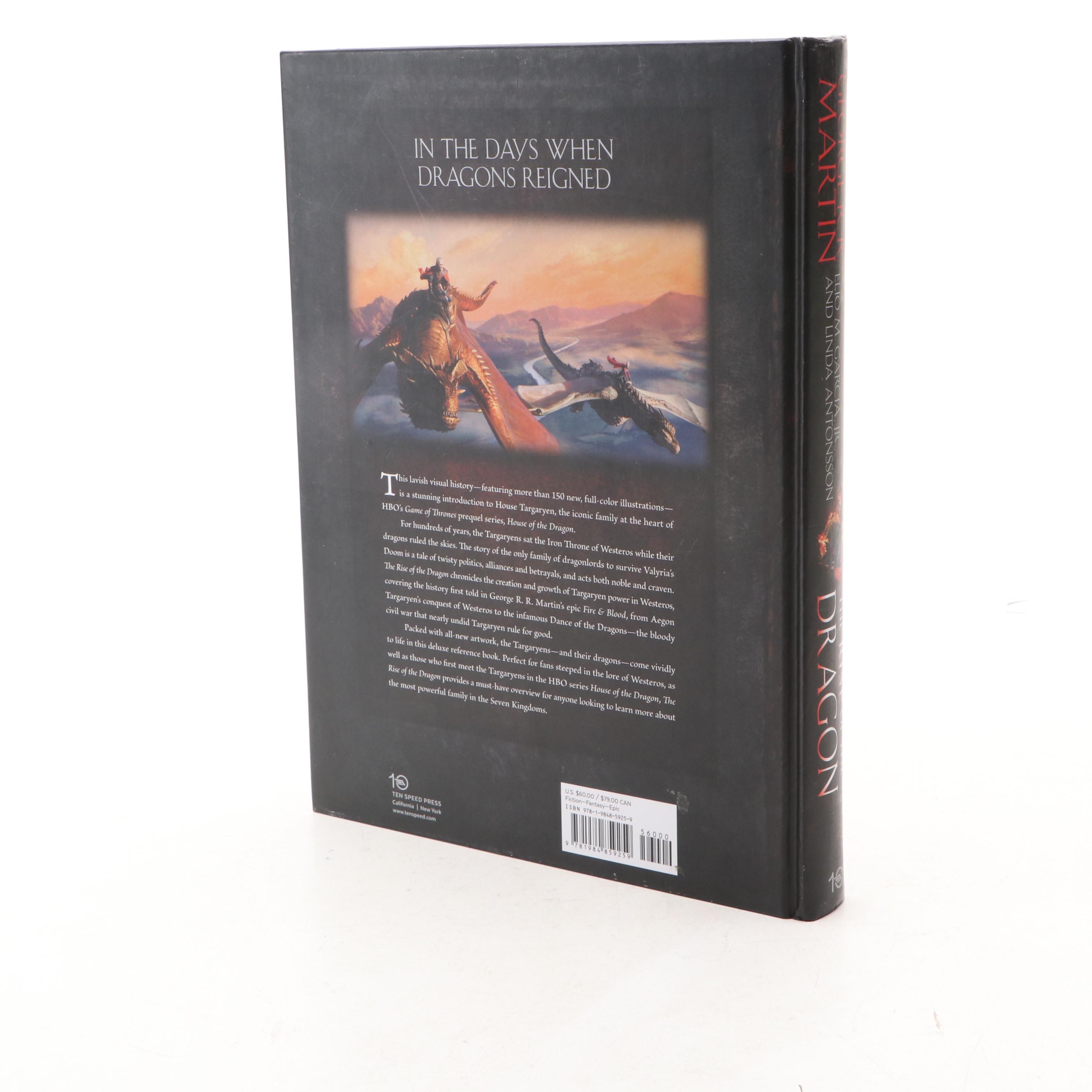 First Printing "The Rise of the Dragon" by George R. R. Martin et al., 2022