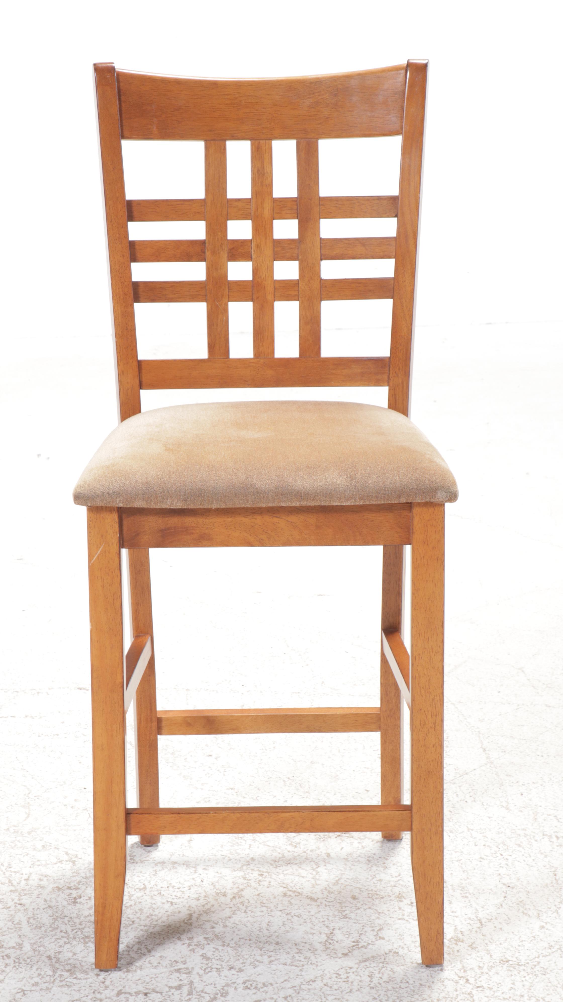 Mission Style Five-Piece Hightop Dining Set, 2009