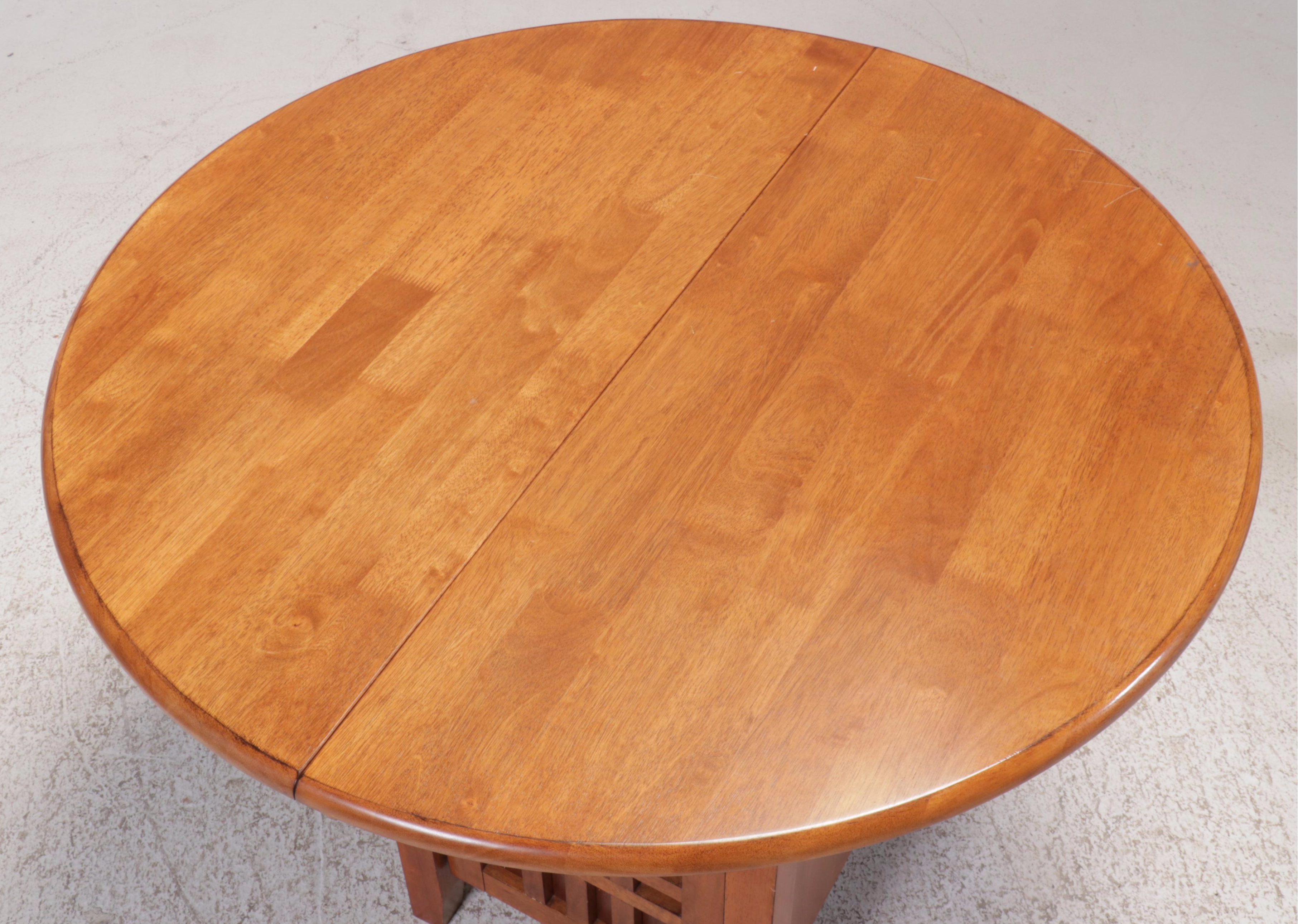 Mission Style Five-Piece Hightop Dining Set, 2009